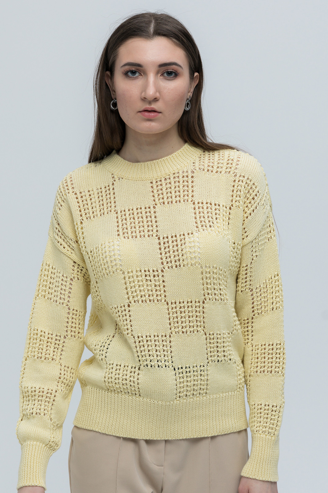 Джемпер Romgil ТЗ689Х светло-желтый