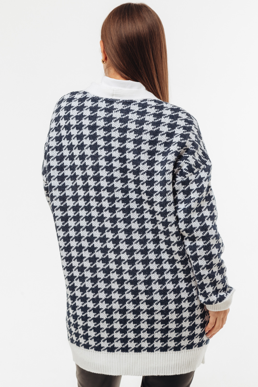 Жакет Romgil ТЗ692П белый, индиго - фото 2