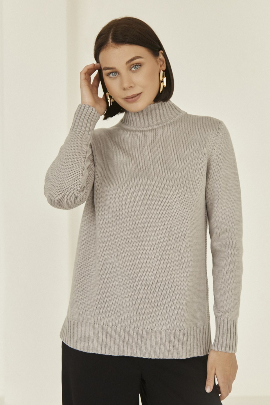 Джемпер Romgil ТЗ939П серо-сиреневый - фото 1