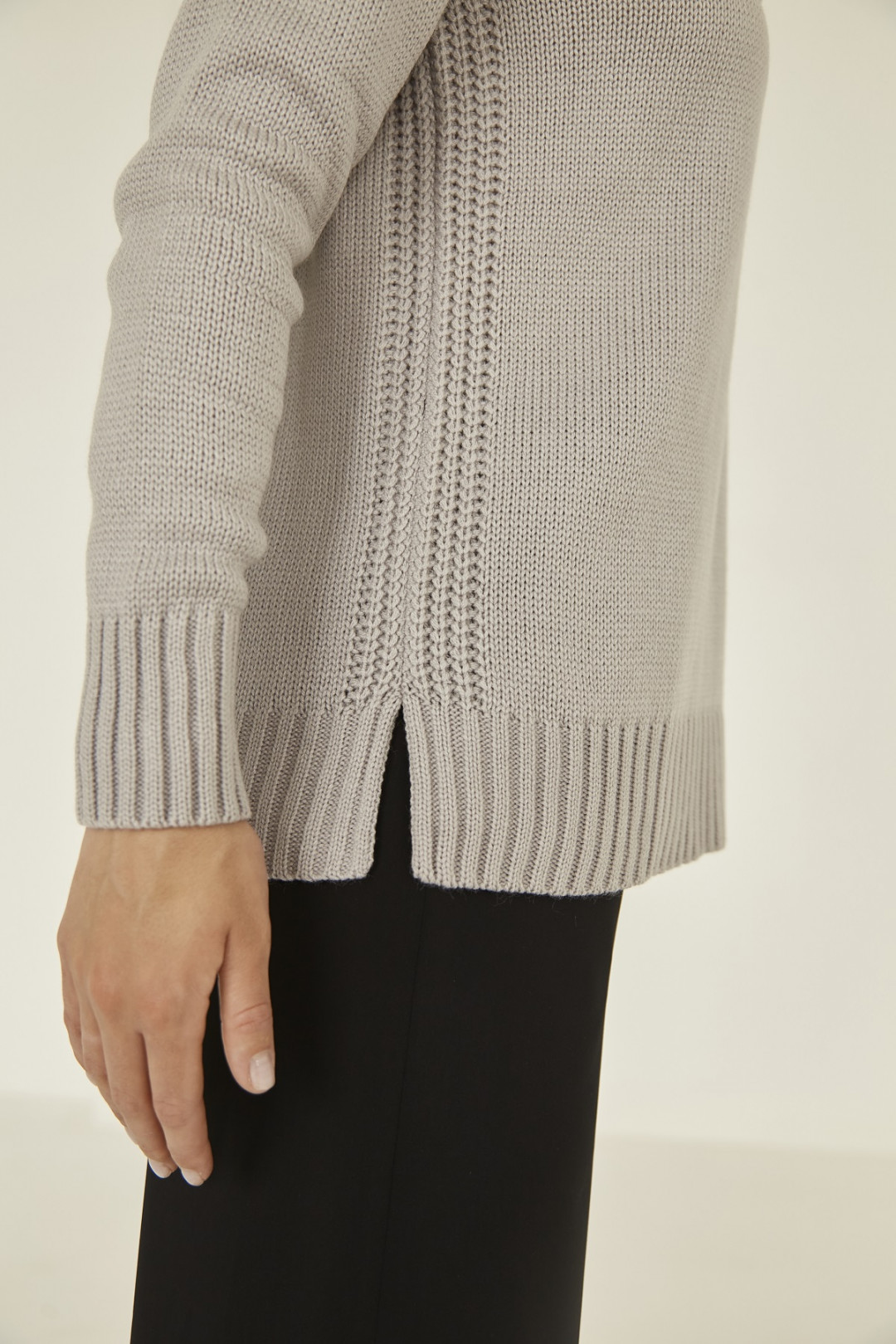 Джемпер Romgil ТЗ939П серо-сиреневый - фото 4