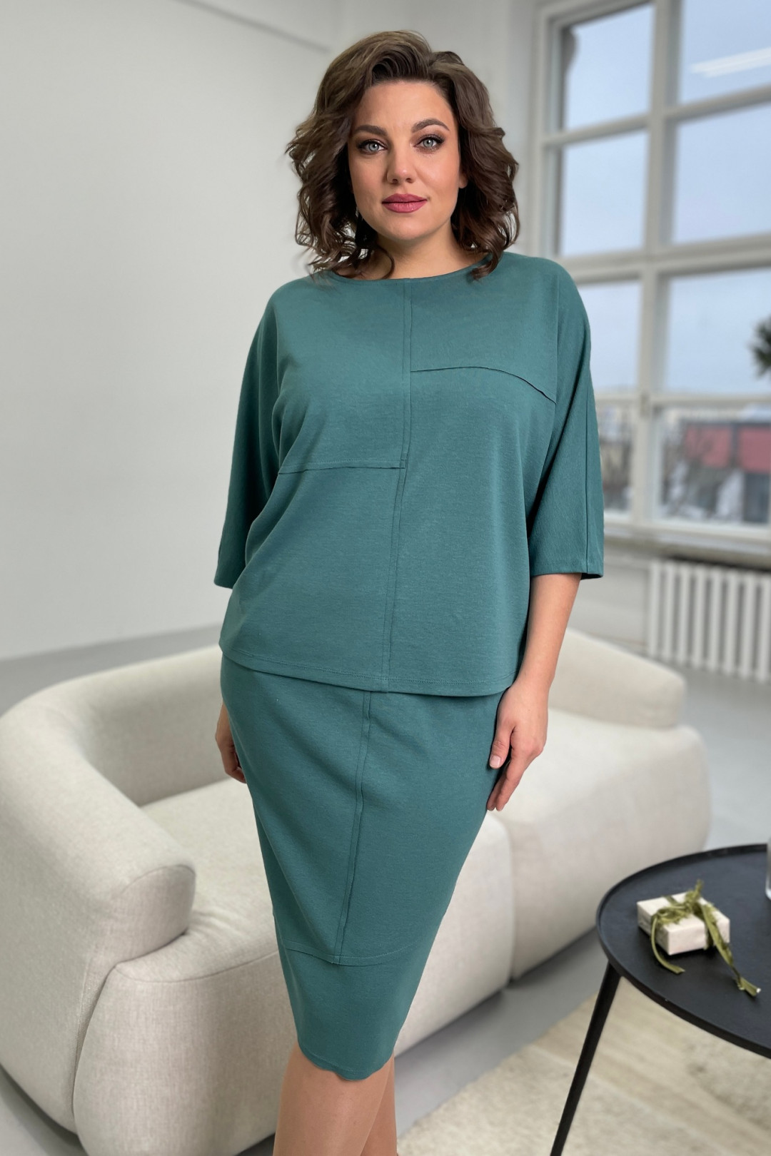 Джемпер Rumoda 2094 бирюза - фото 1