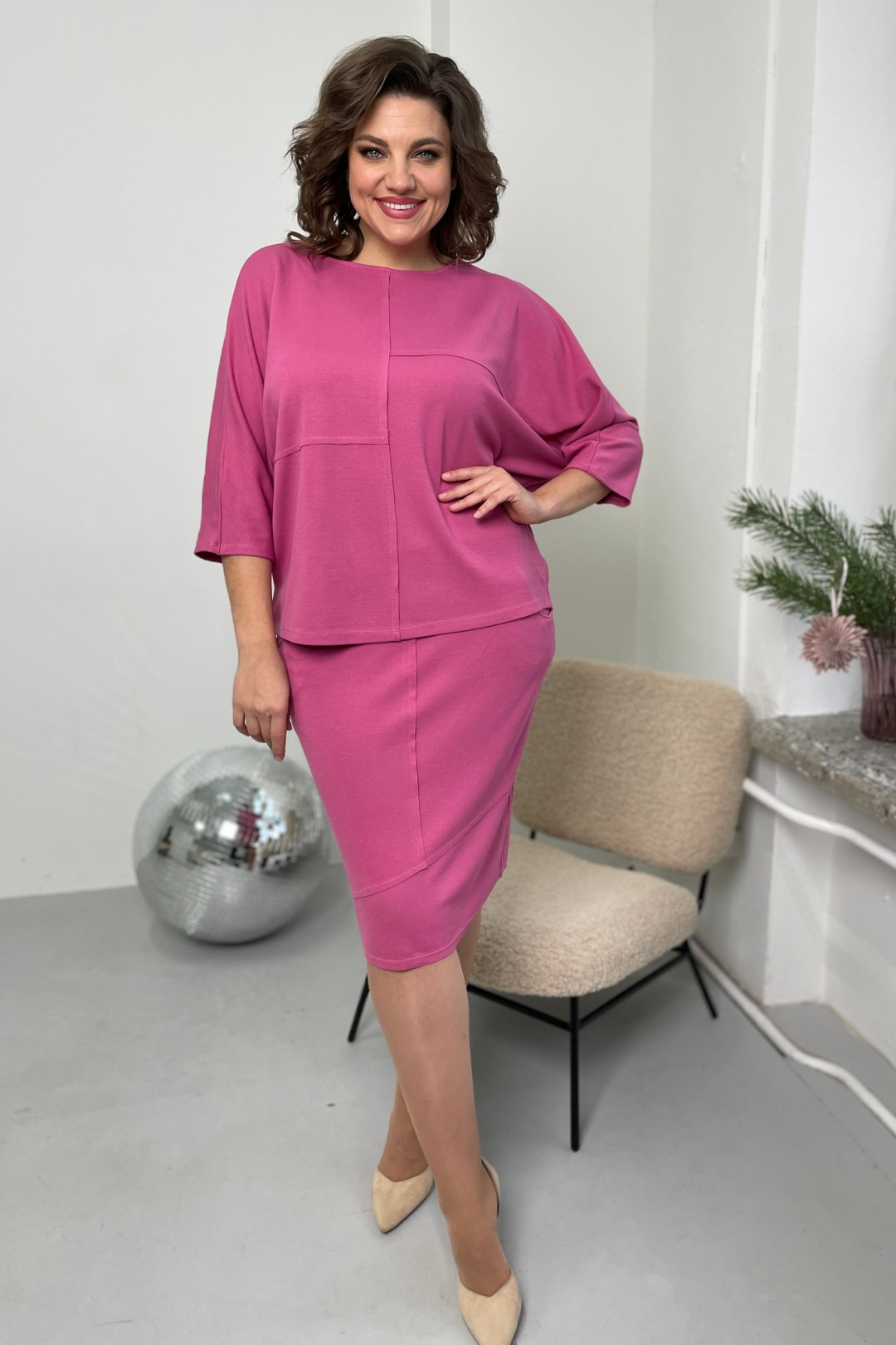 Джемпер Rumoda 2094 фуксия - фото 1