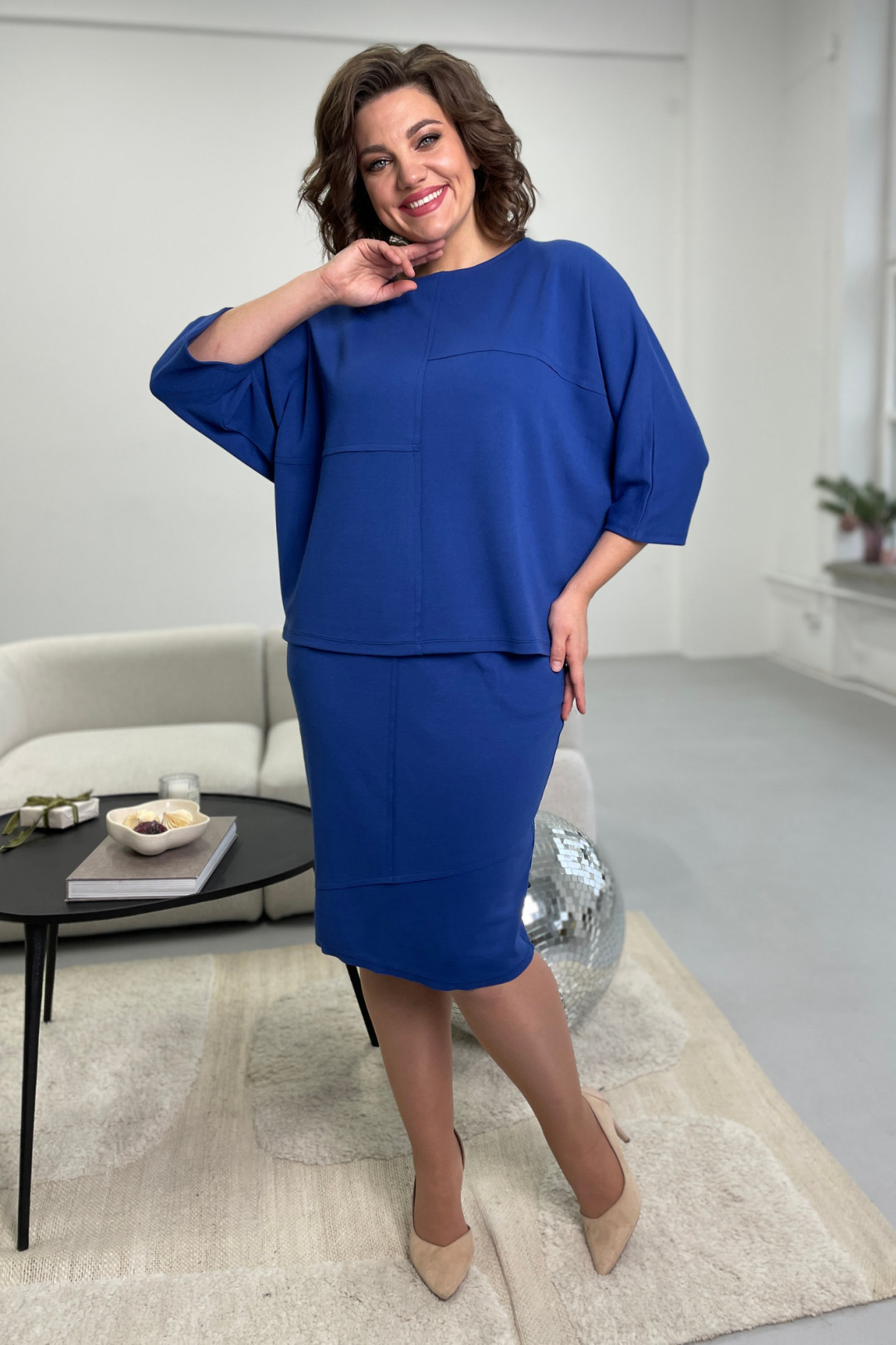 Джемпер Rumoda 2094 синий - фото 3