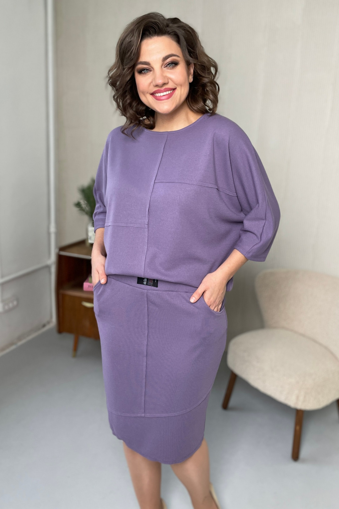 Юбка Rumoda 2095 сиреневый - фото 1