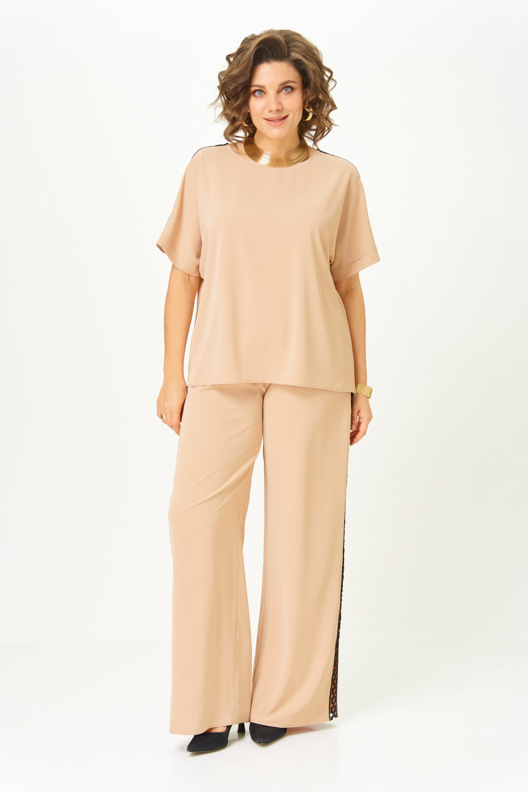 Костюм Rumoda 2124 бежевый - фото 5