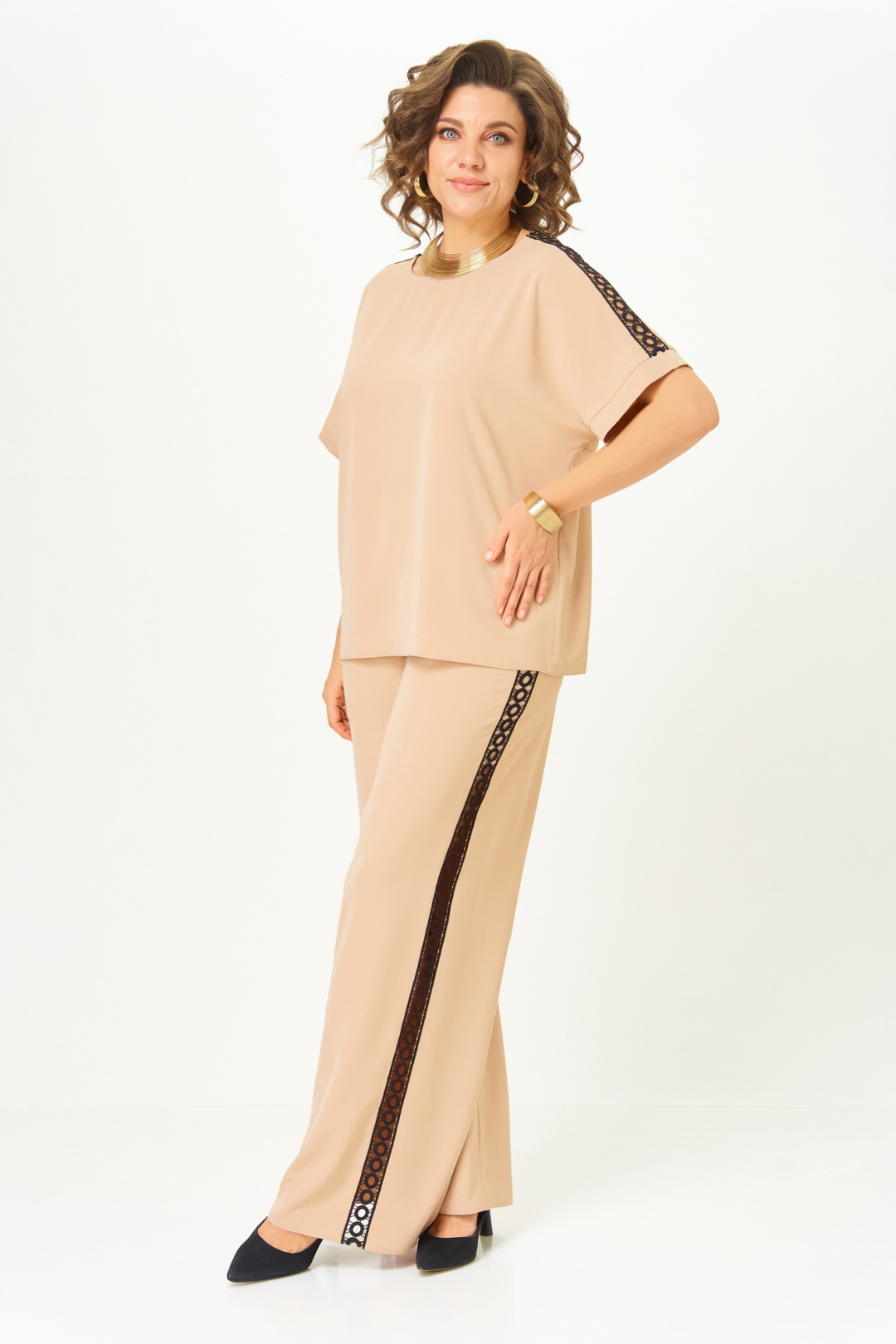 Костюм Rumoda 2124 бежевый - фото 6