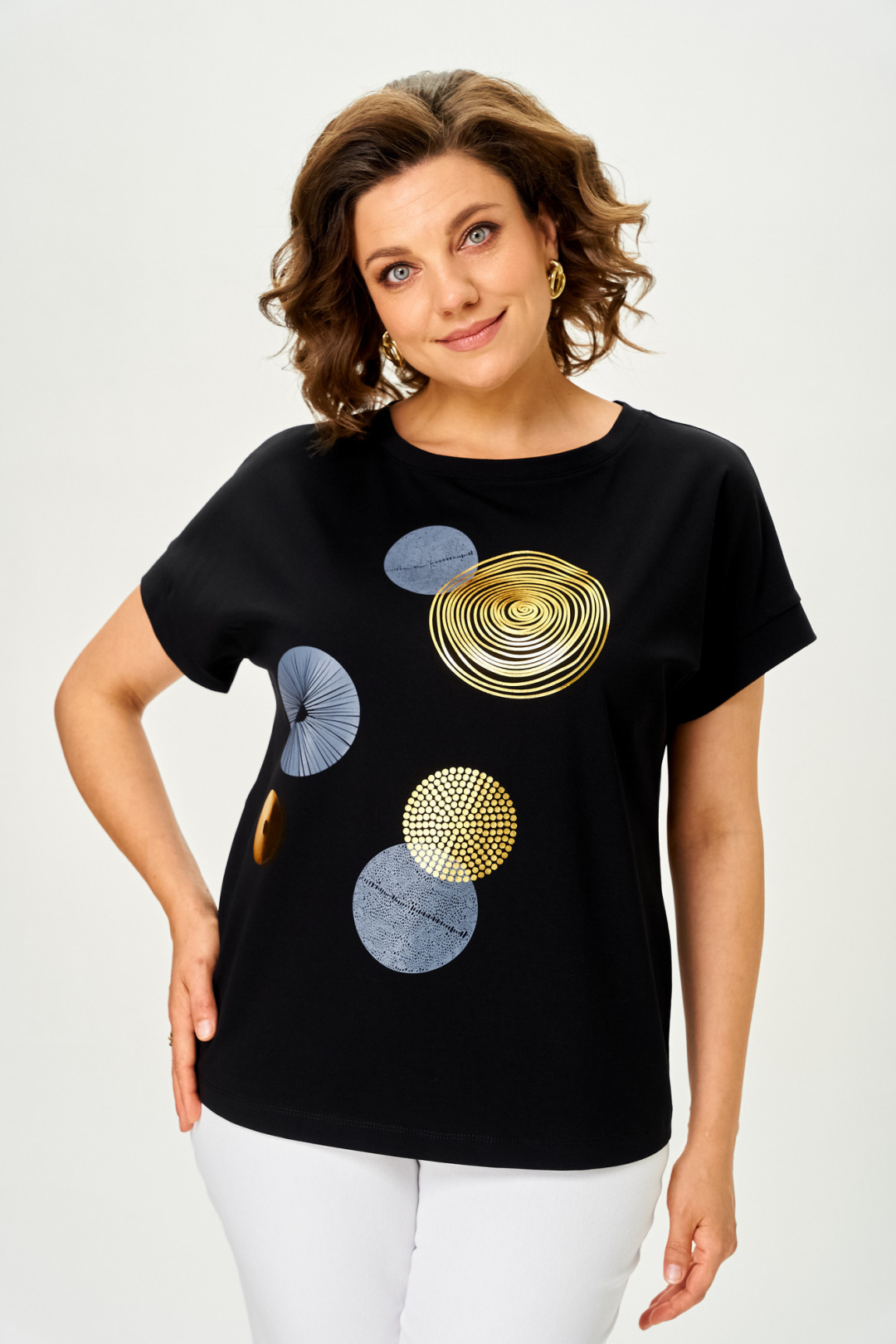 Футболка Rumoda 2239 черный кр.р.