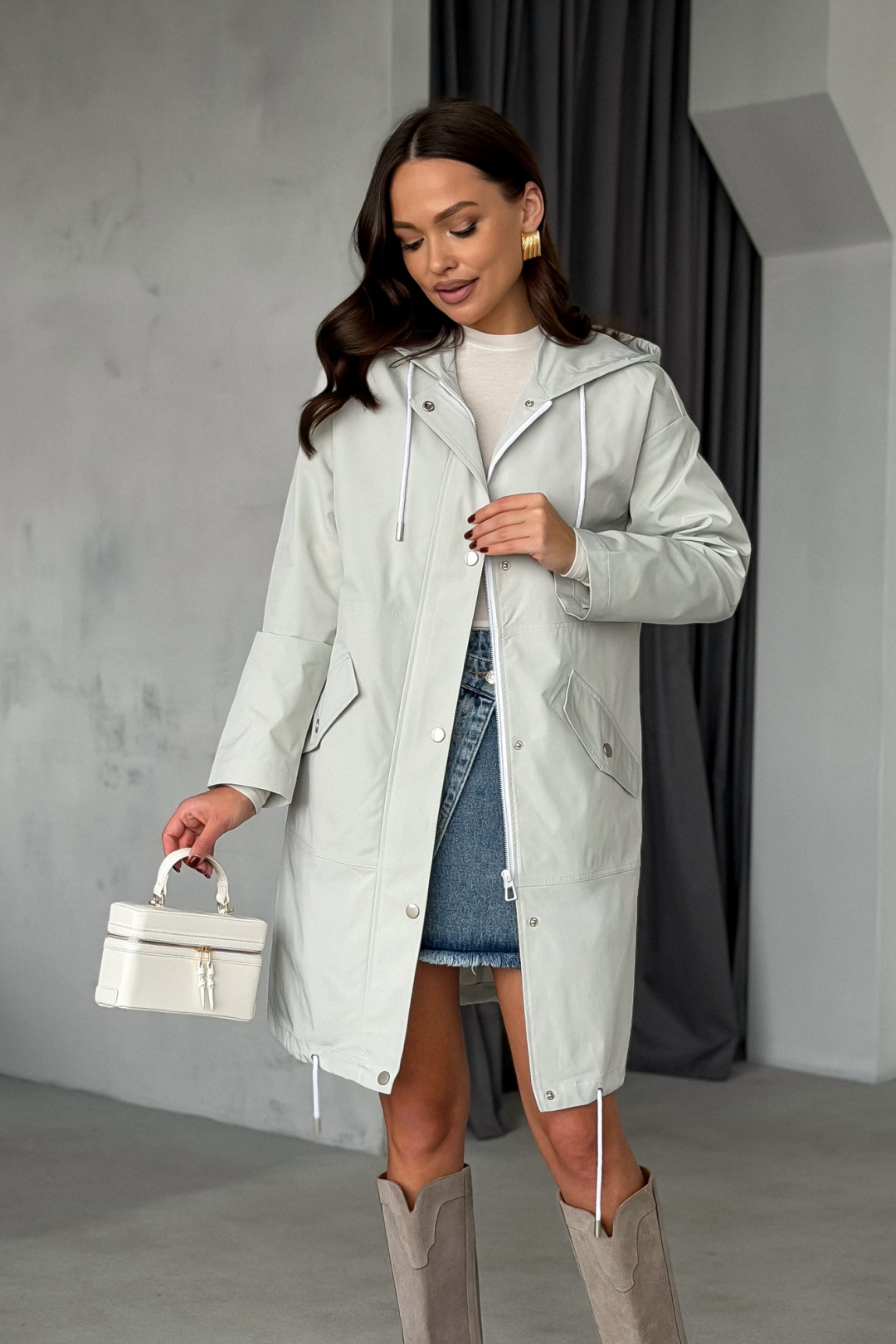 Куртка Rumoda 2255 светло-серый