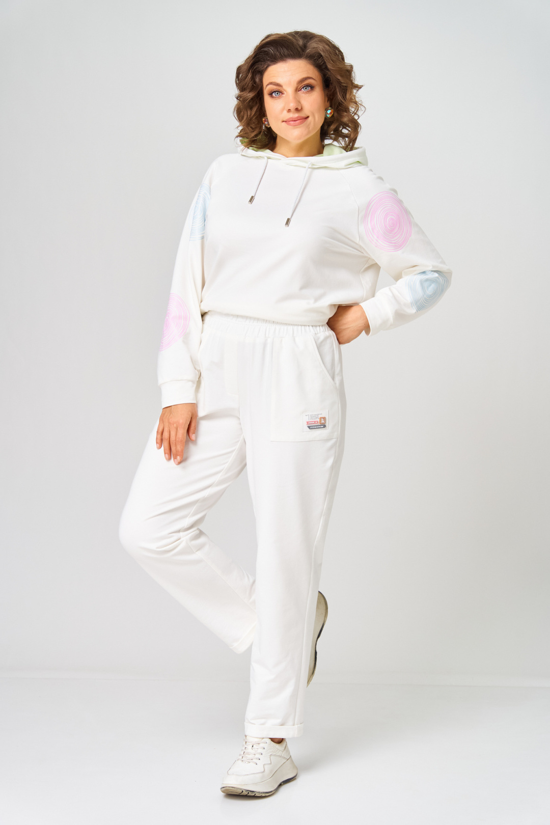 Брюки Rumoda 2260 молочный - фото 4