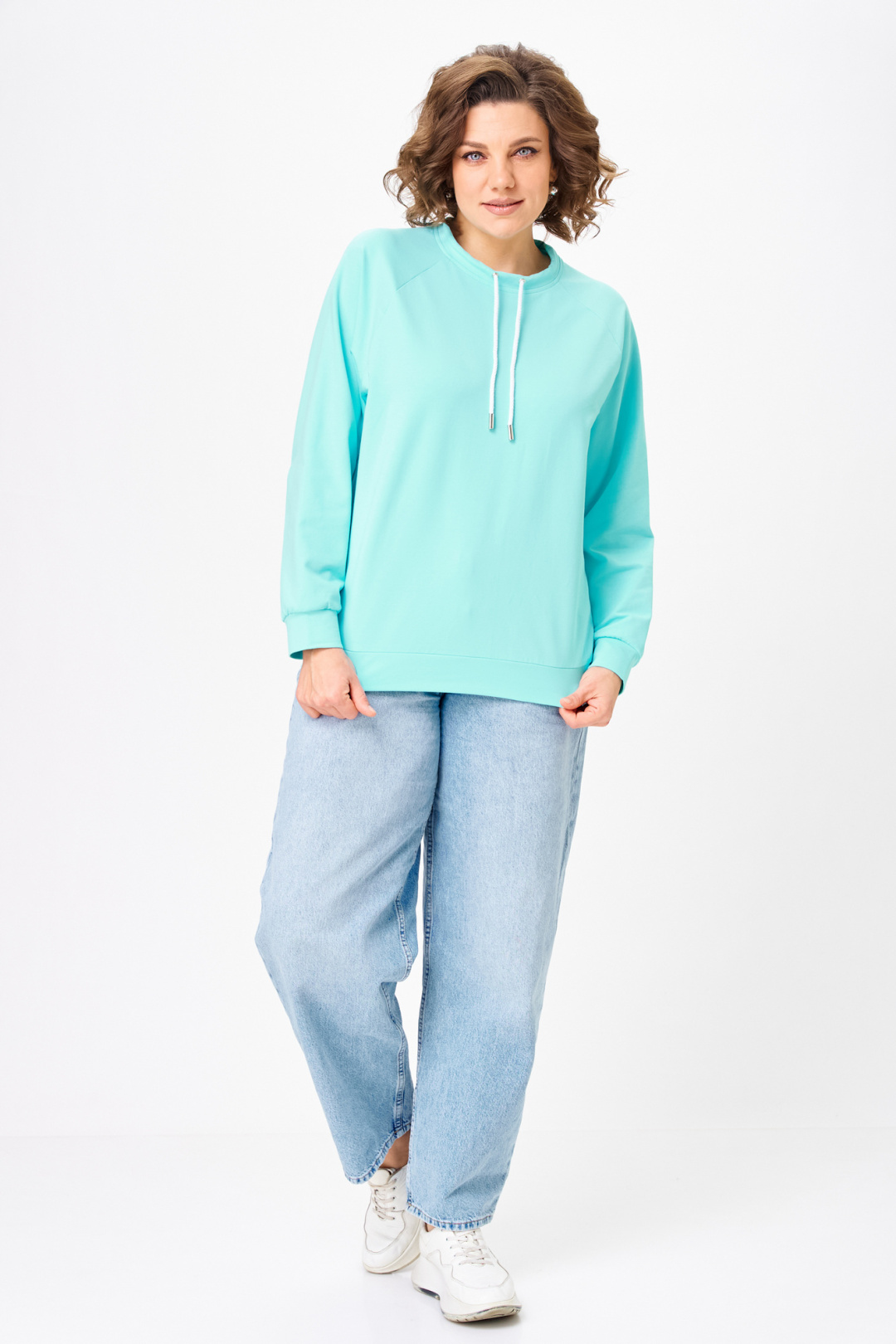 Джемпер Rumoda 2270 бирюзовый - фото 5