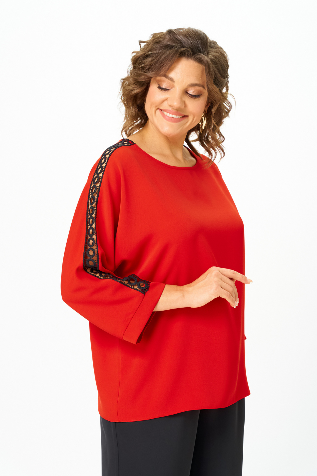 Блузка Rumoda 2274 красный - фото 3