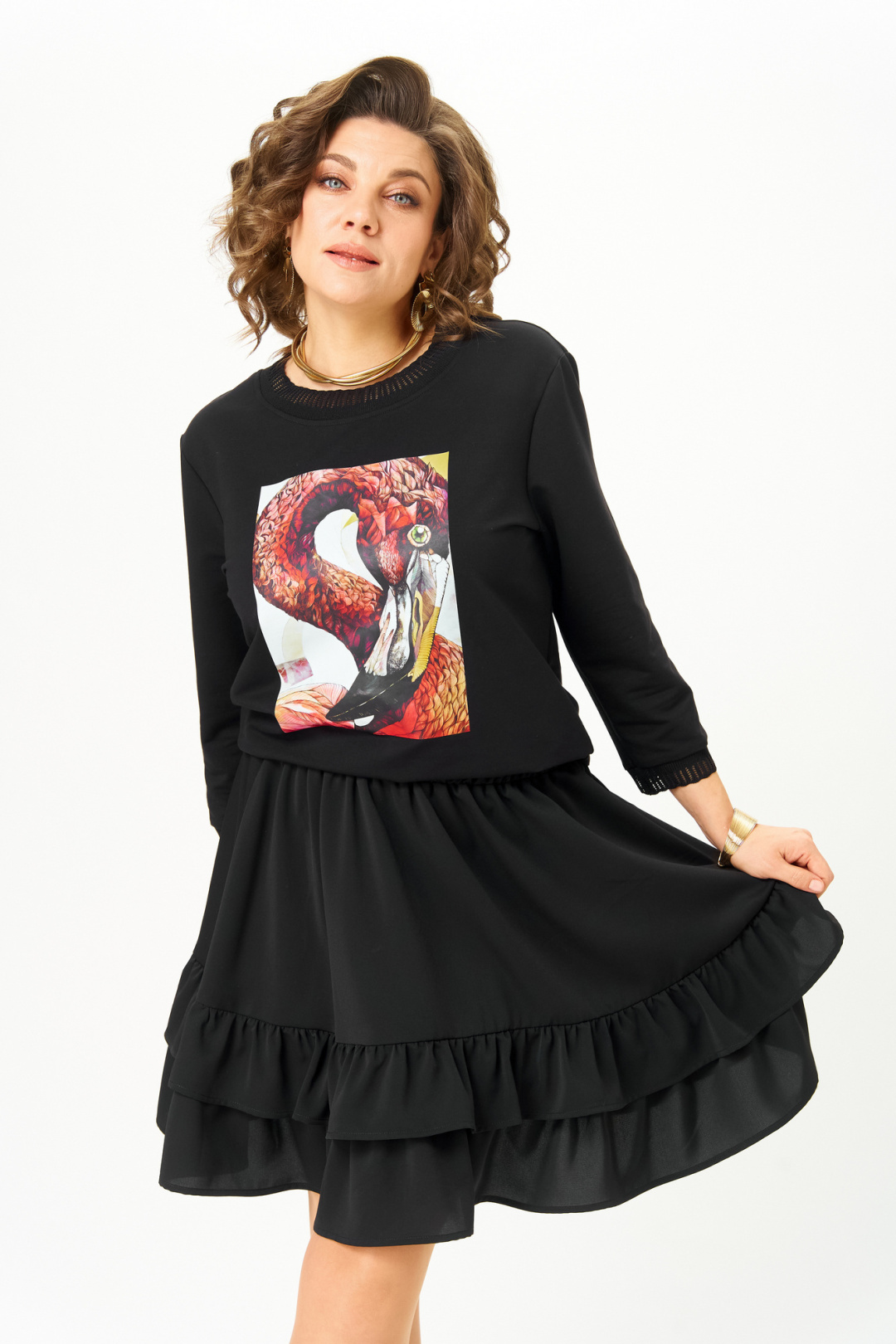 Джемпер Rumoda 2280 черный - фото 1