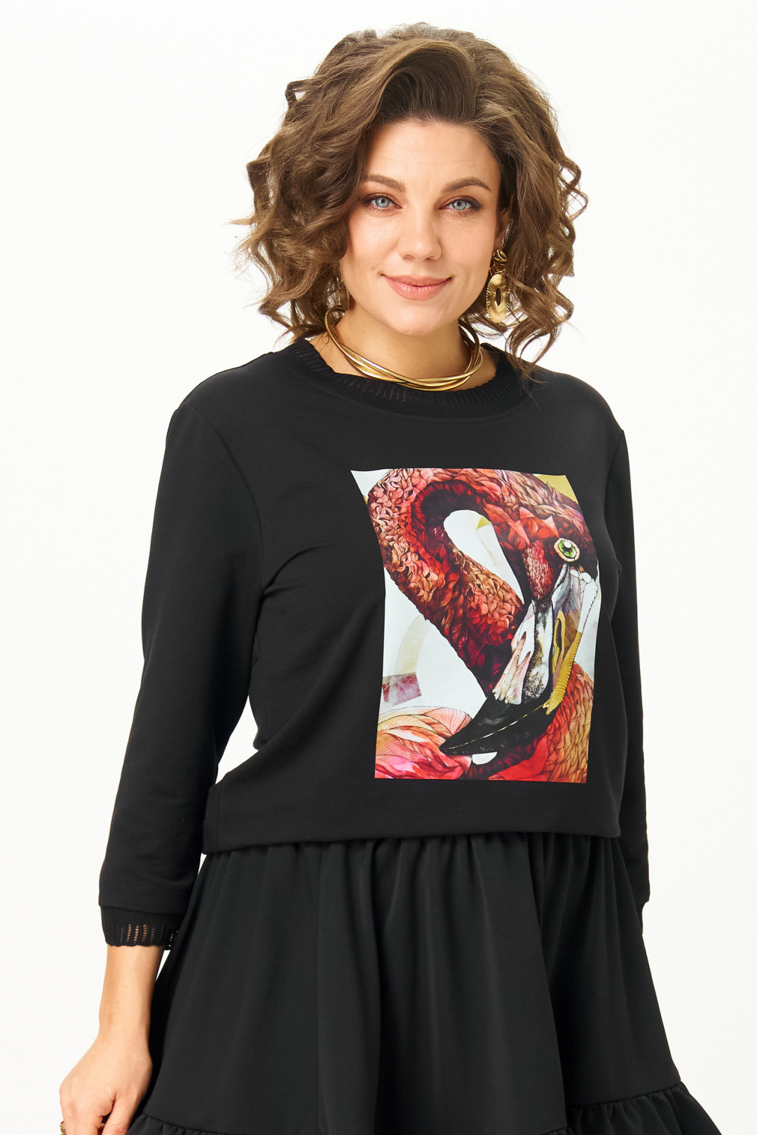 Джемпер Rumoda 2280 черный - фото 6