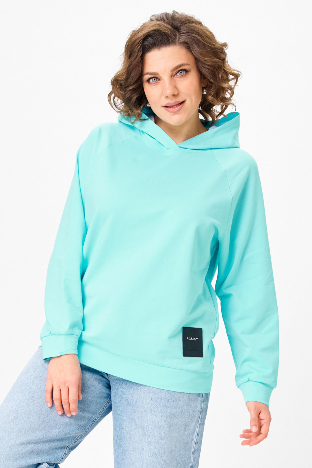 Джемпер Rumoda 2283 бирюзовый - фото 3