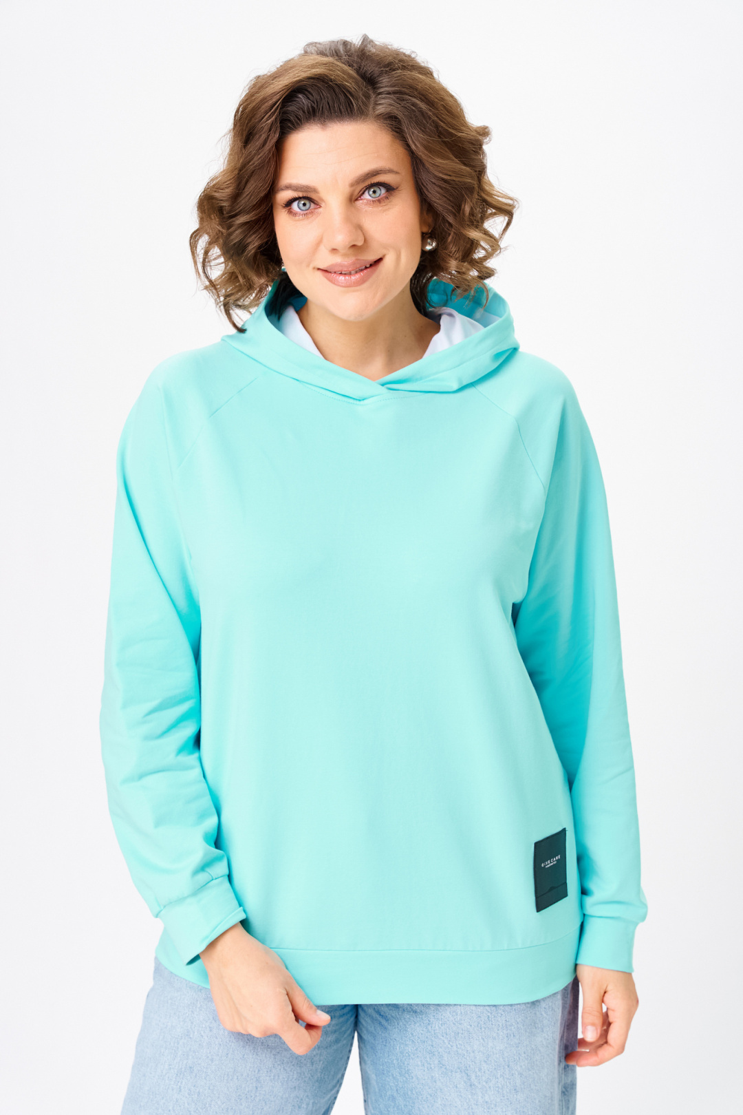 Джемпер Rumoda 2283 бирюзовый - фото 6