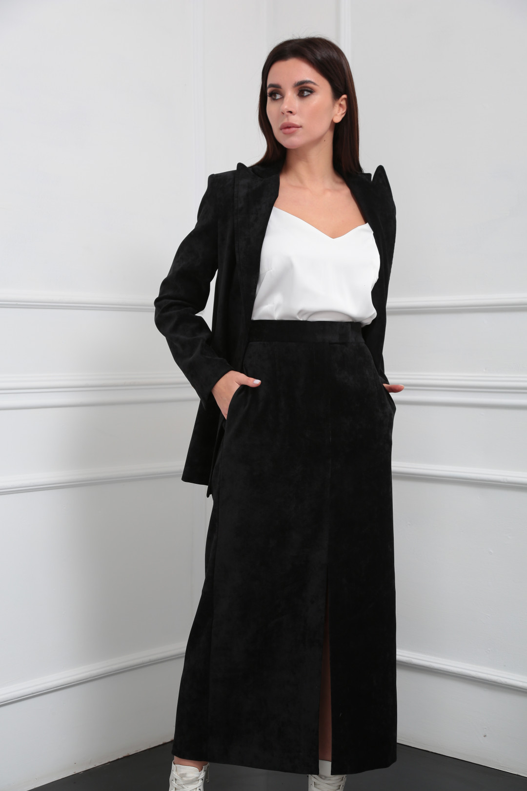 Юбка SandyNa 130220 черный - фото 3