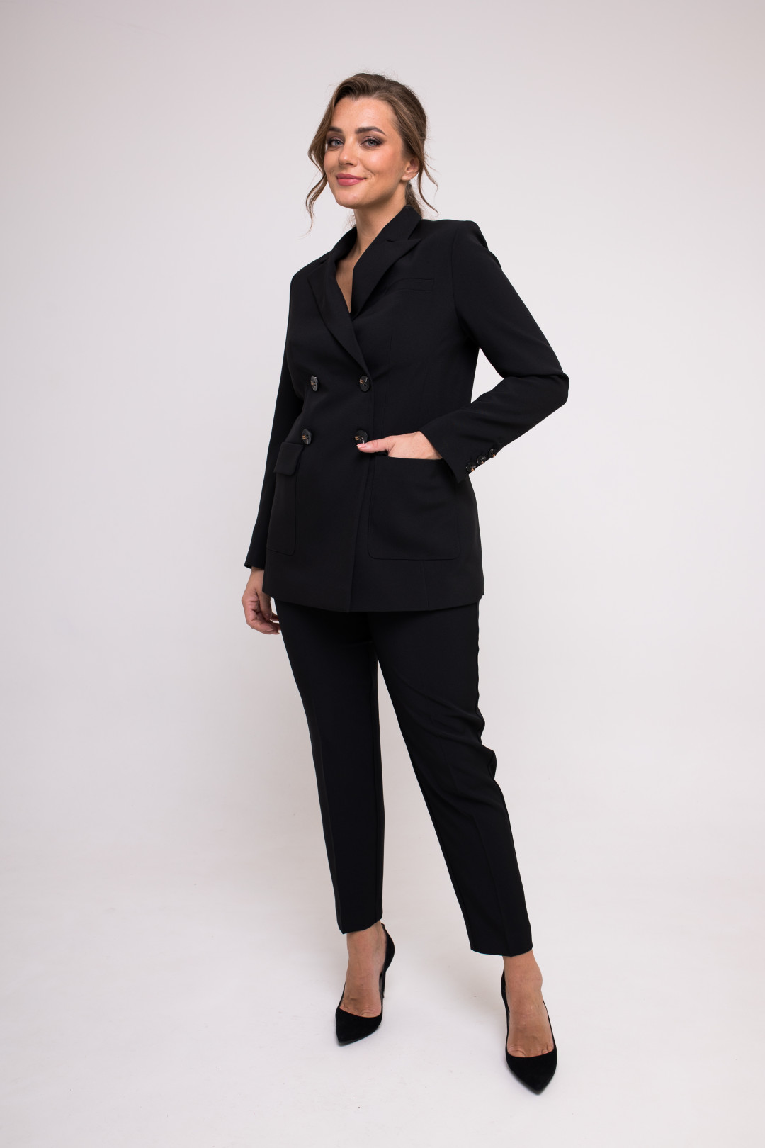 Жакет SandyNa 13934 черный - фото 5