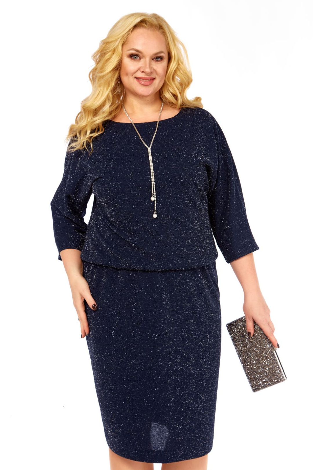 Платье СиБОН 178 темно-синий - фото 3