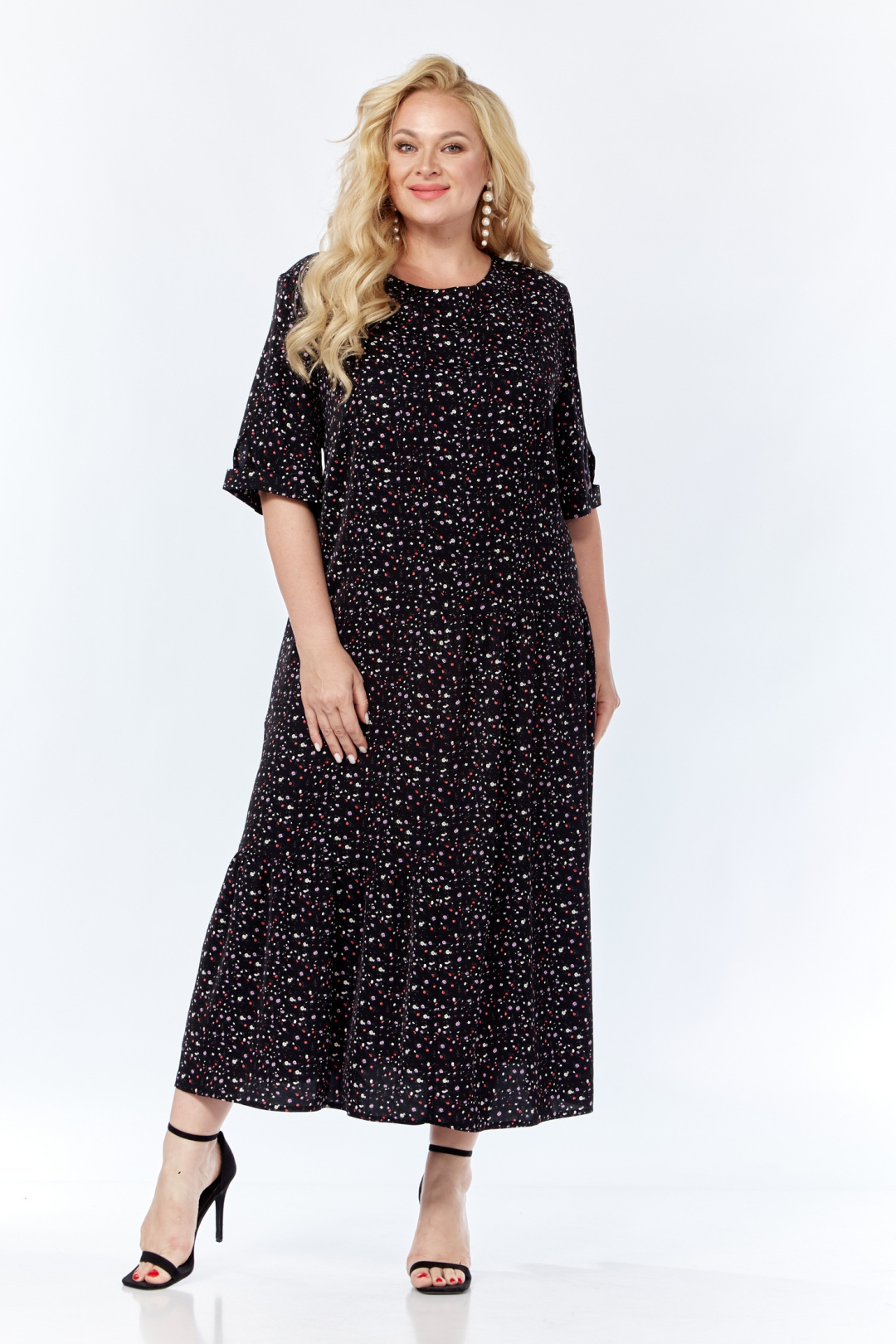 Платье СиБОН 202 черный - фото 1