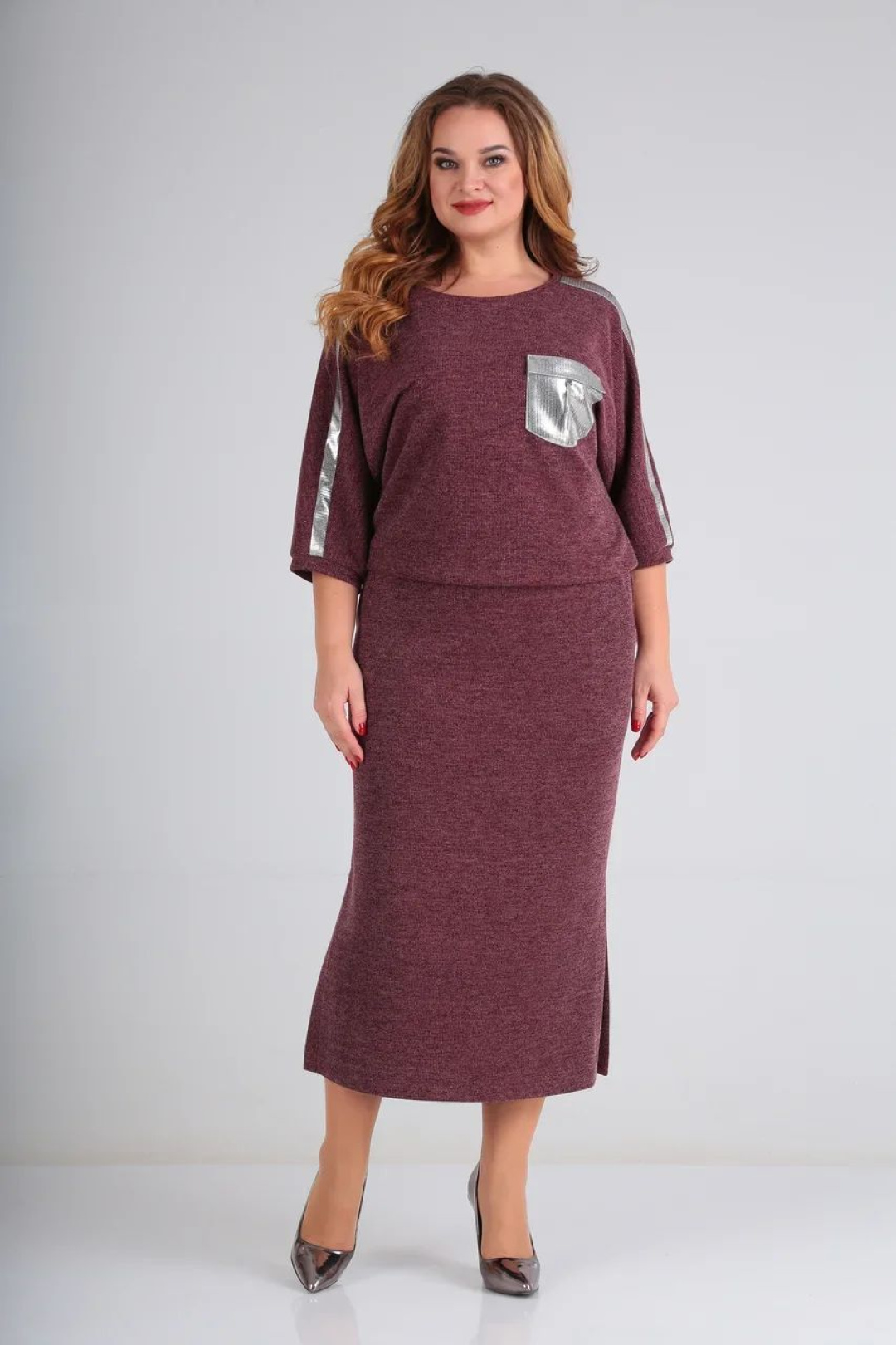 Платье СиБОН 216 бордо