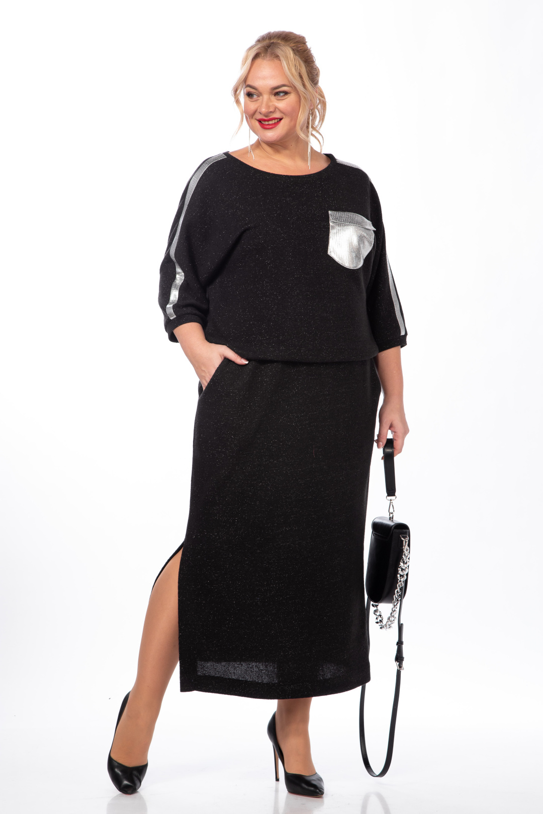 Платье СиБОН 216 черный - фото 1