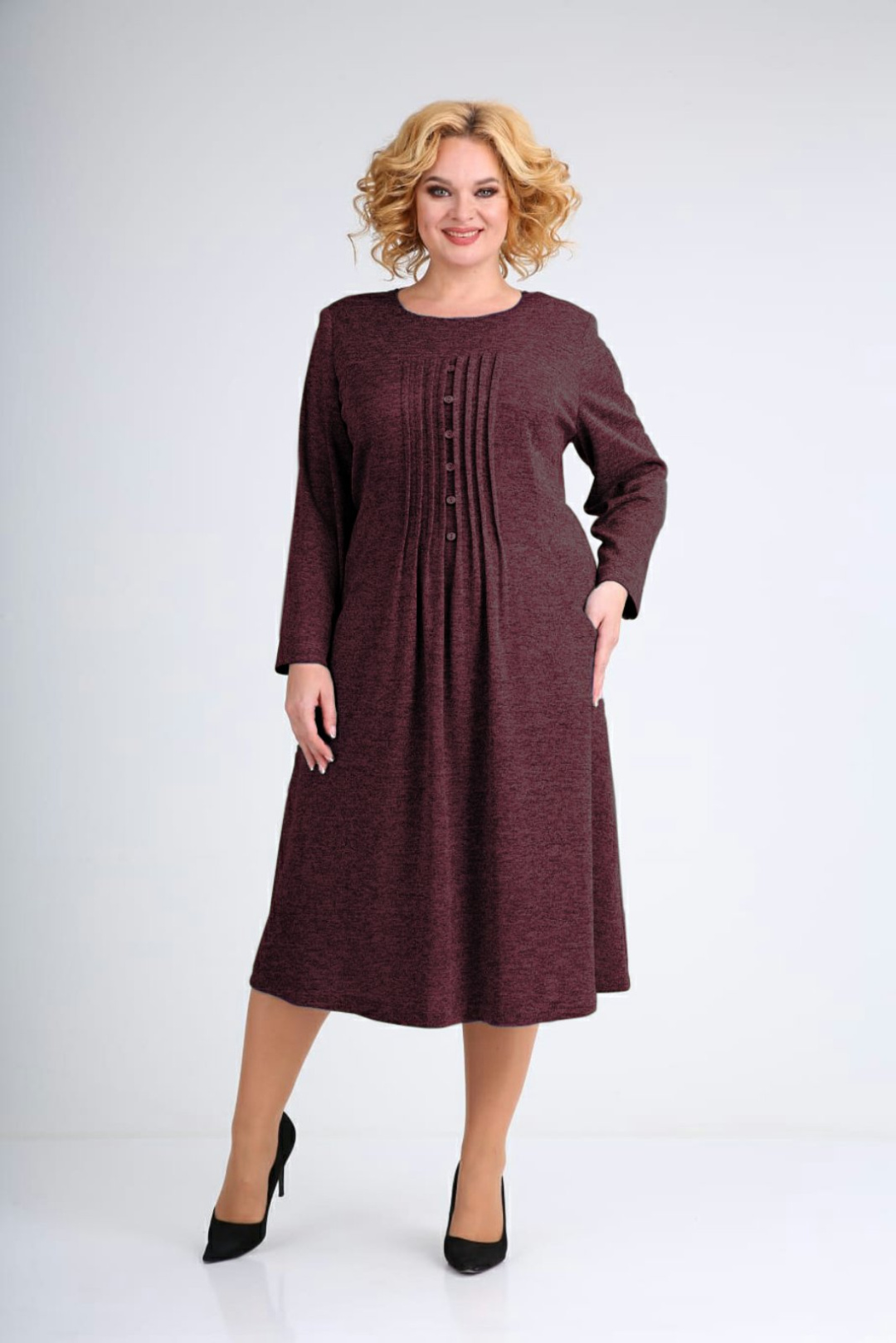 Платье СиБОН 224а бордо