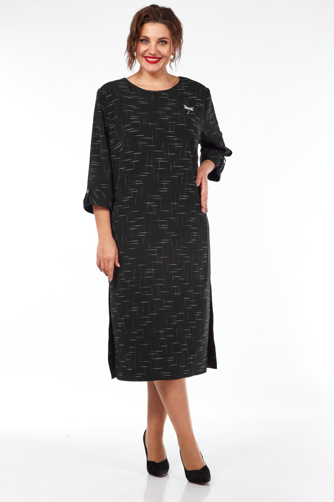 Платье СиБОН 229 черный - фото 1