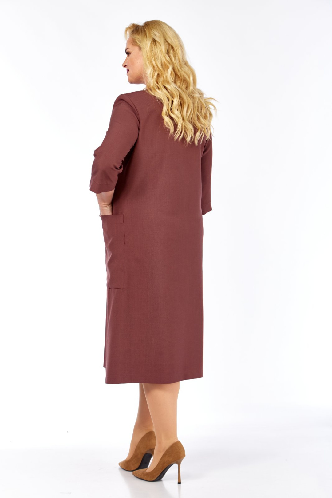 Платье СиБОН 229 корица - фото 3