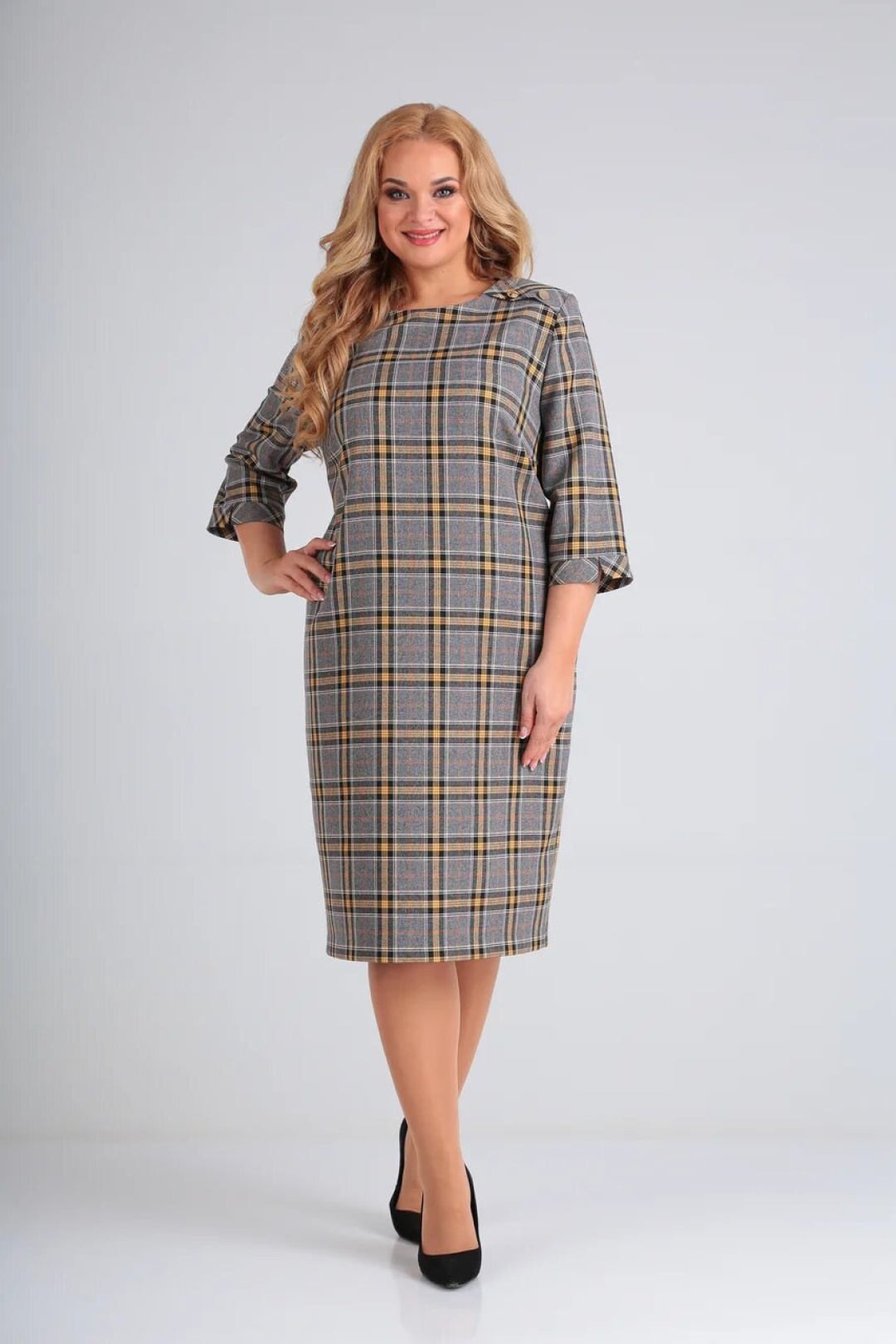 Платье СиБОН 230 клетка - фото 2