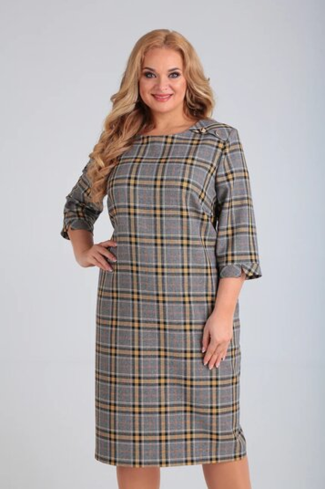 Платье СиБОН 230 клетка - фото 4