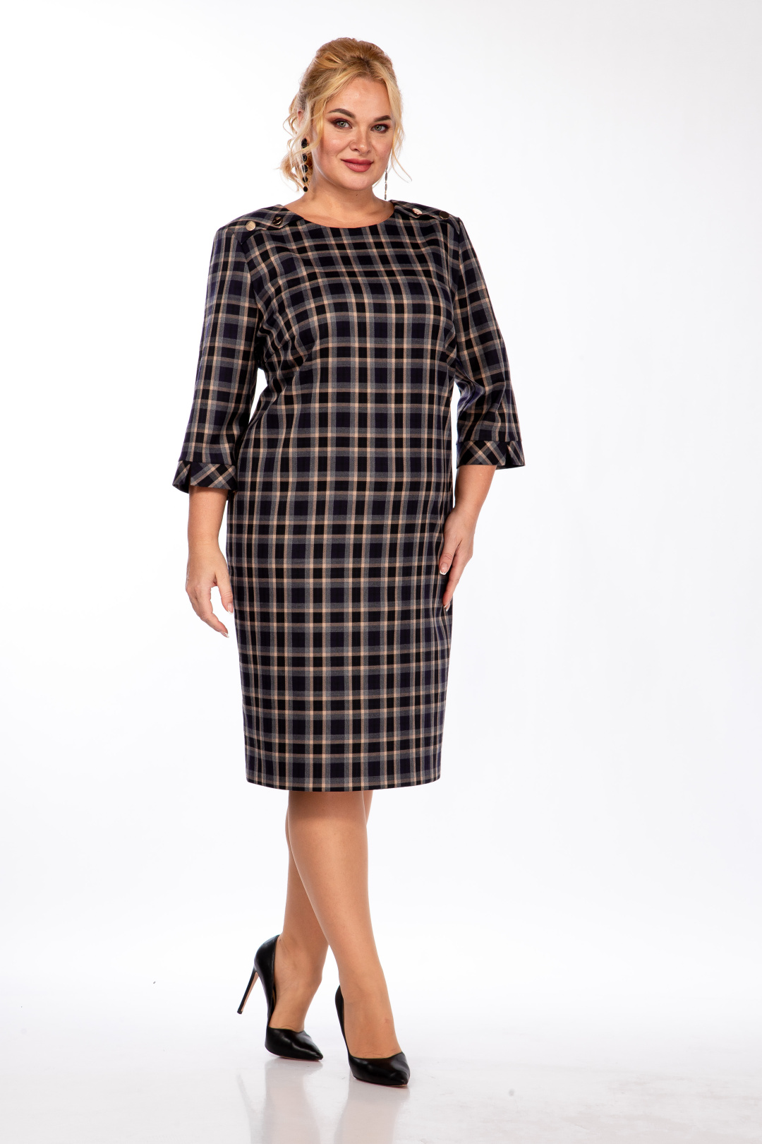 Платье СиБОН 230 клетка - фото 1