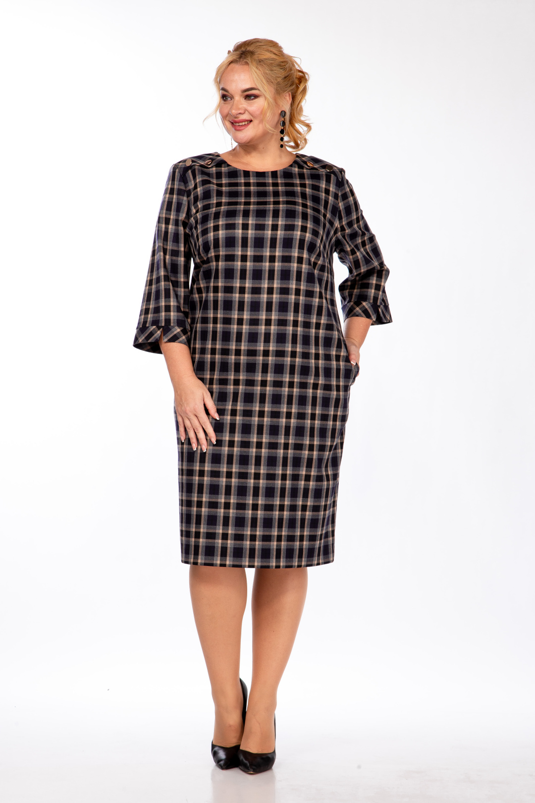 Платье СиБОН 230 клетка - фото 2