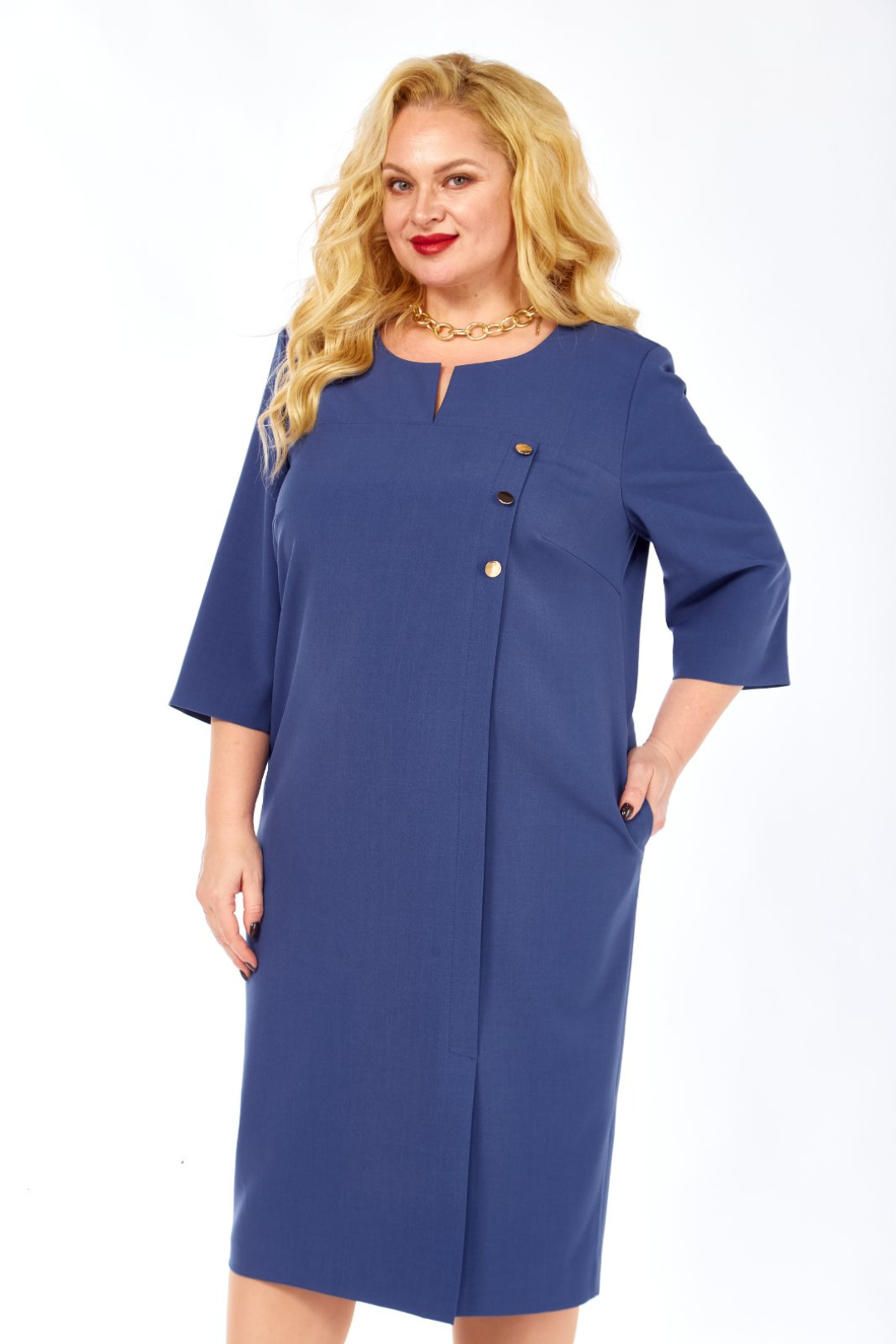 Платье СиБОН 264 деним - фото 4