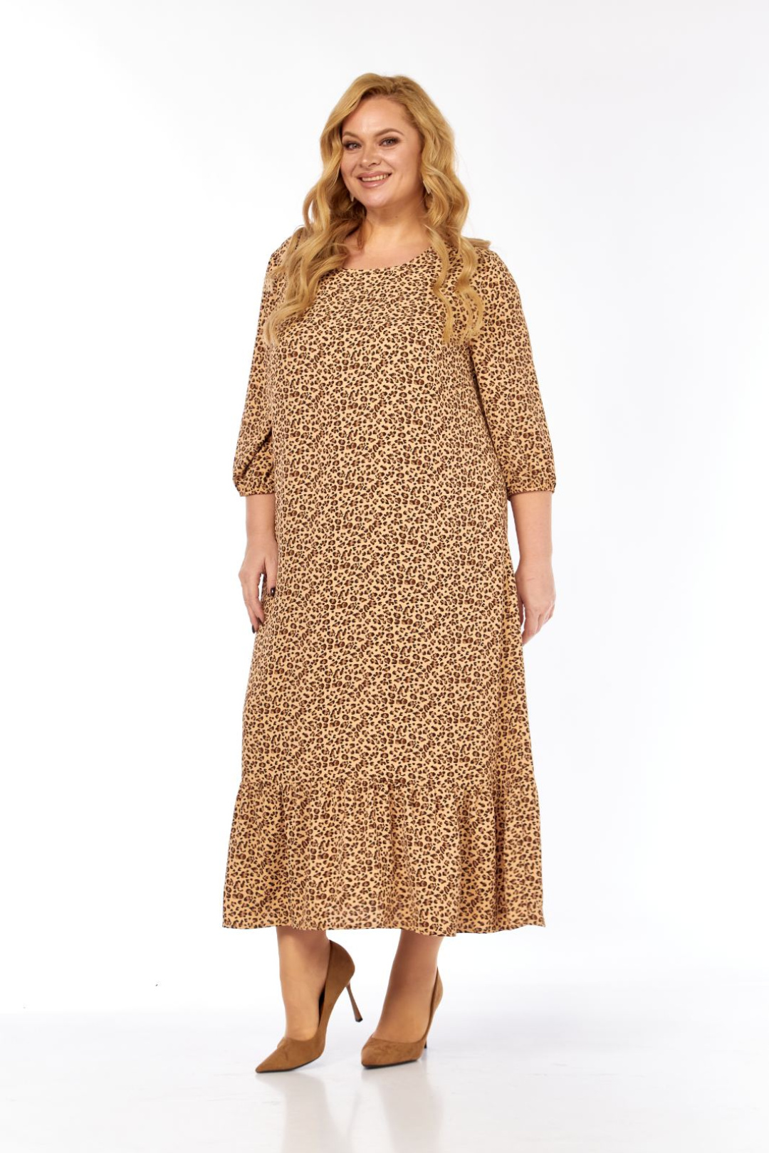 Платье СиБОН 299 рыжий - фото 1