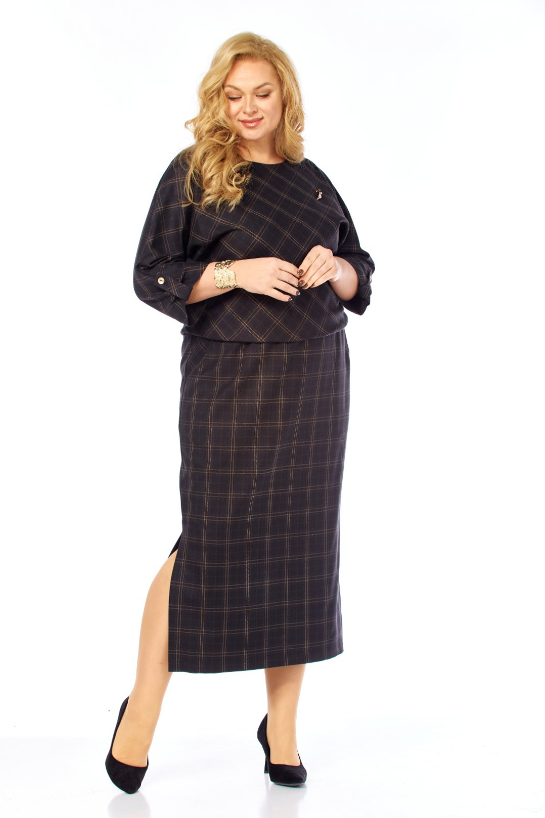 Платье СиБОН 352 черный - фото 1