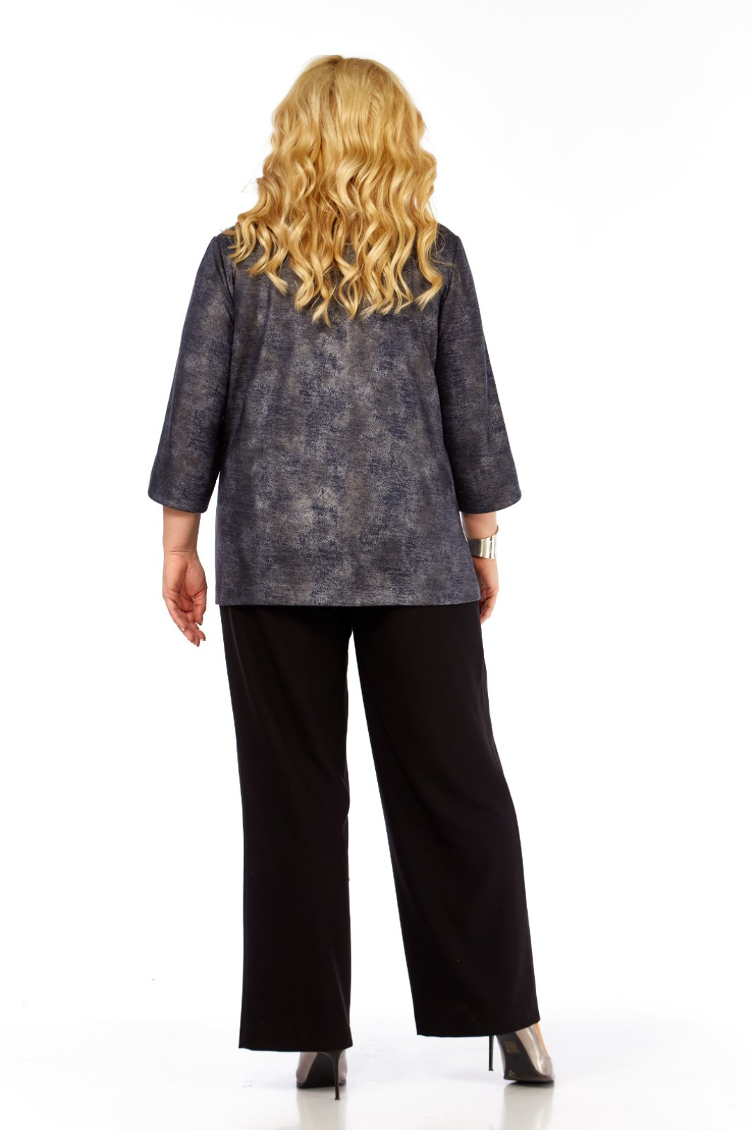 Джемпер СиБОН 372дж синий - фото 4