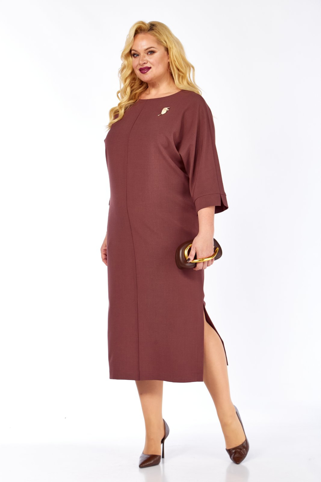 Платье СиБОН 373 корица