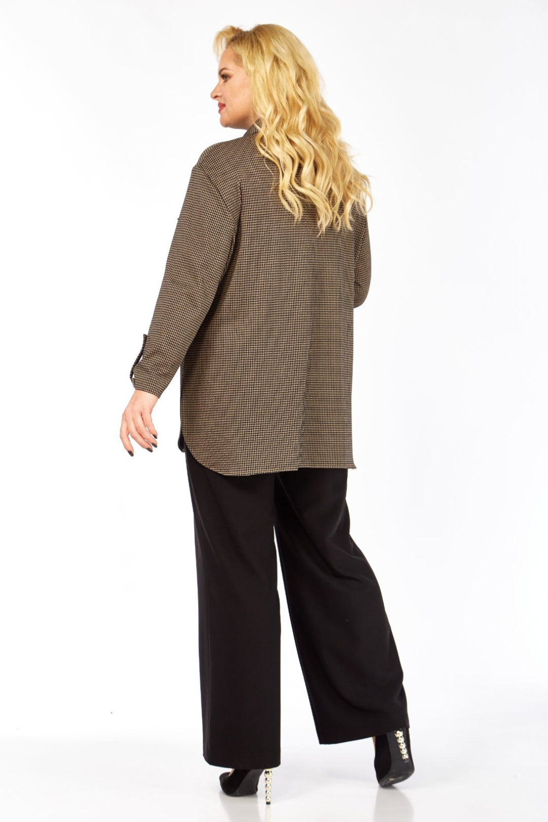 Джемпер СиБОН 377дж коричневый - фото 5