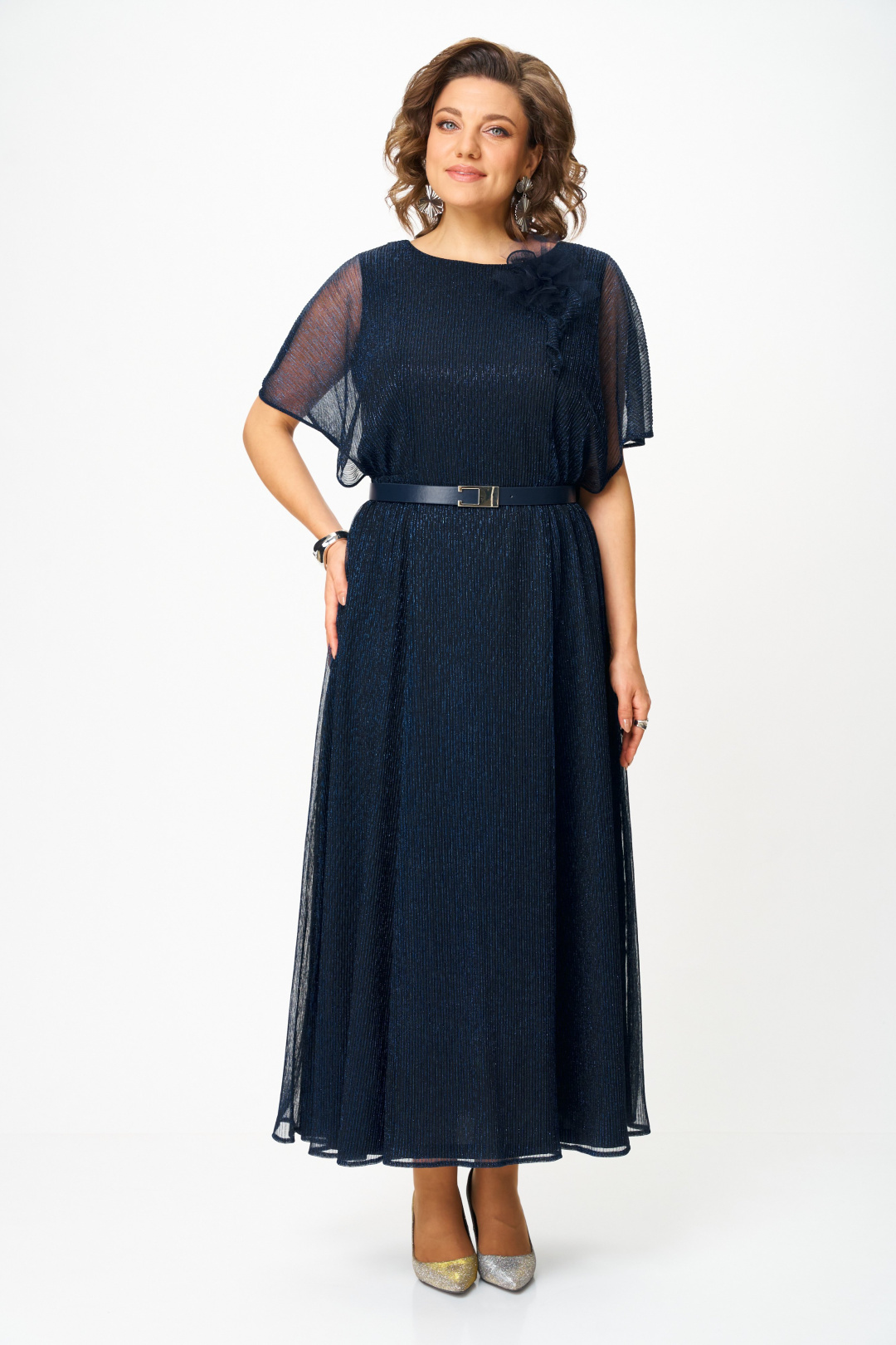 Платье СлавияЭлит 561 синий