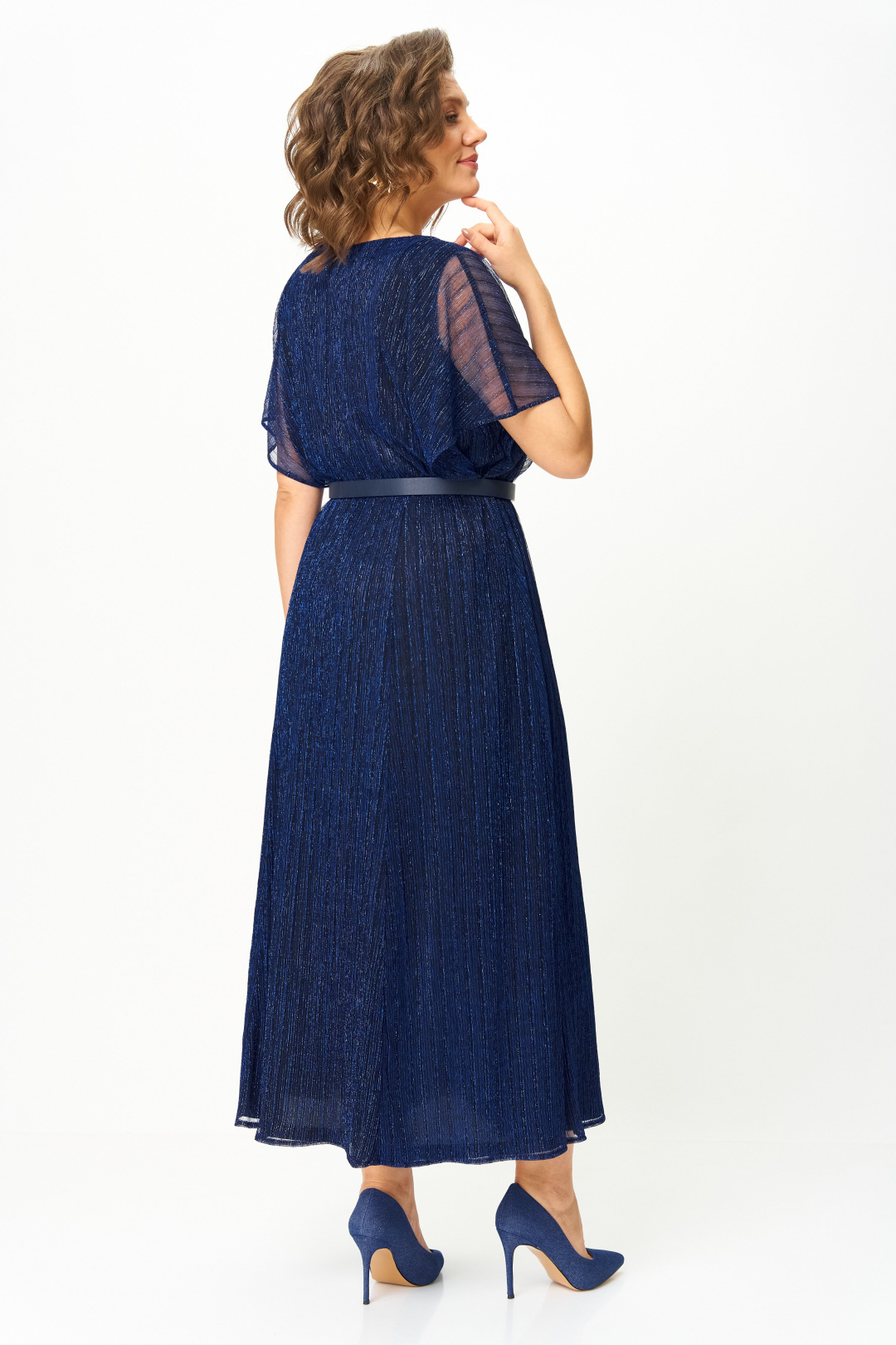 Платье СлавияЭлит 561 светло-синее - фото 3