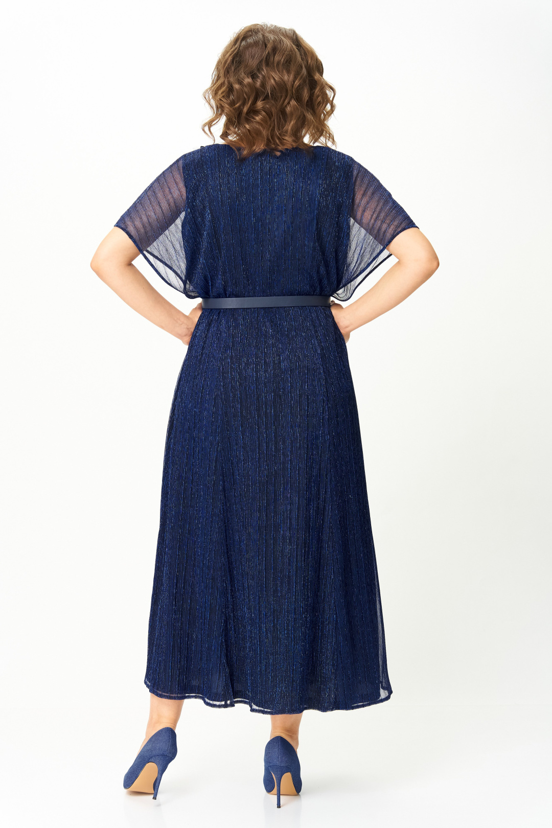 Платье СлавияЭлит 561 светло-синее - фото 4