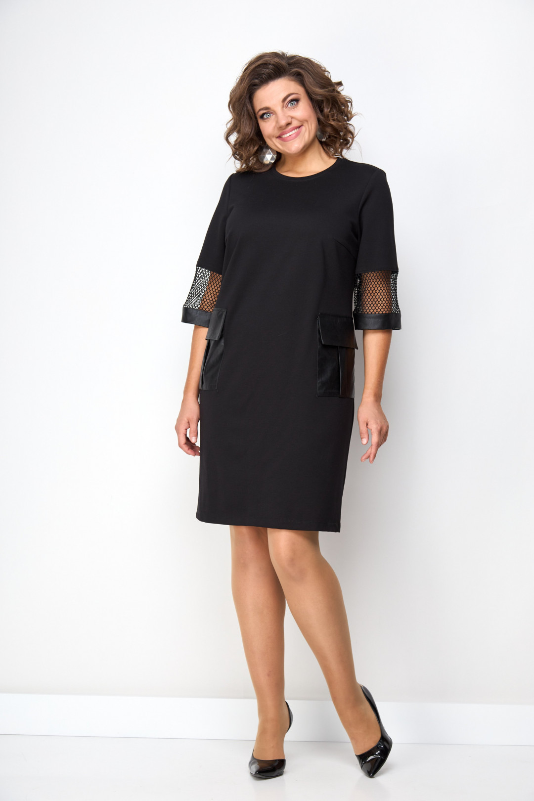 Платье Solomea Lux 937 черный - фото 6