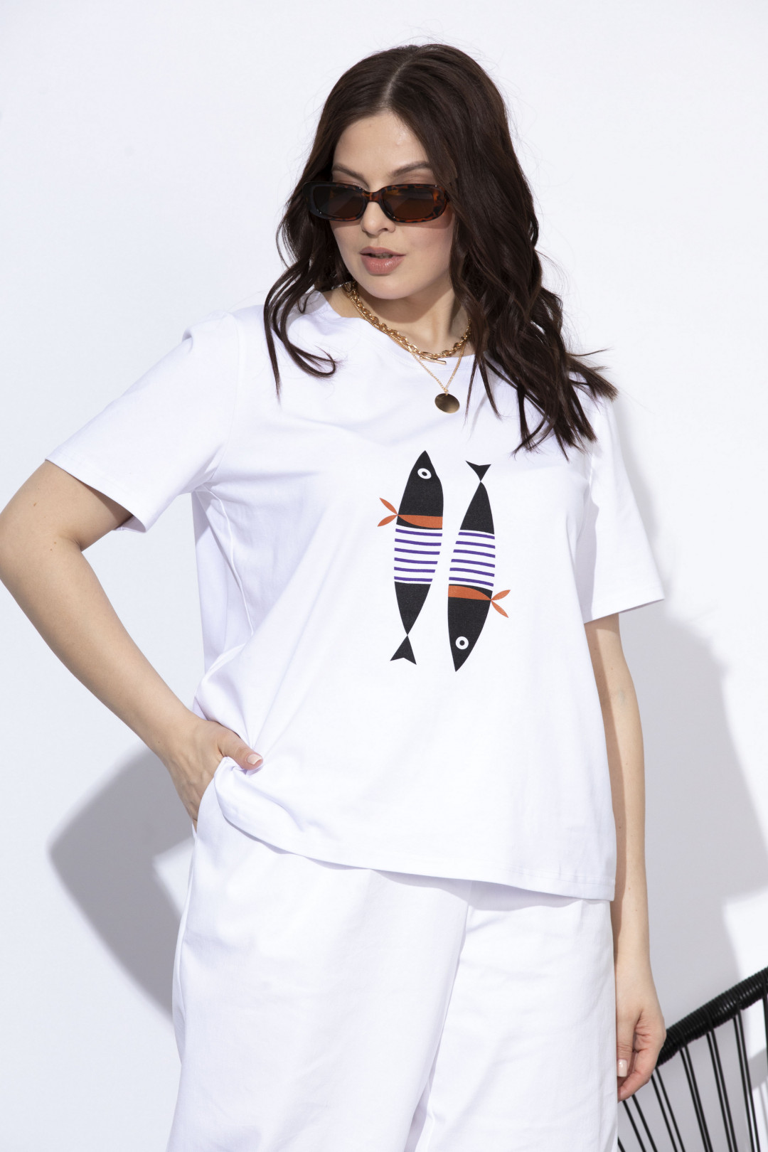 Футболка SOVA 11173 белый - фото 5