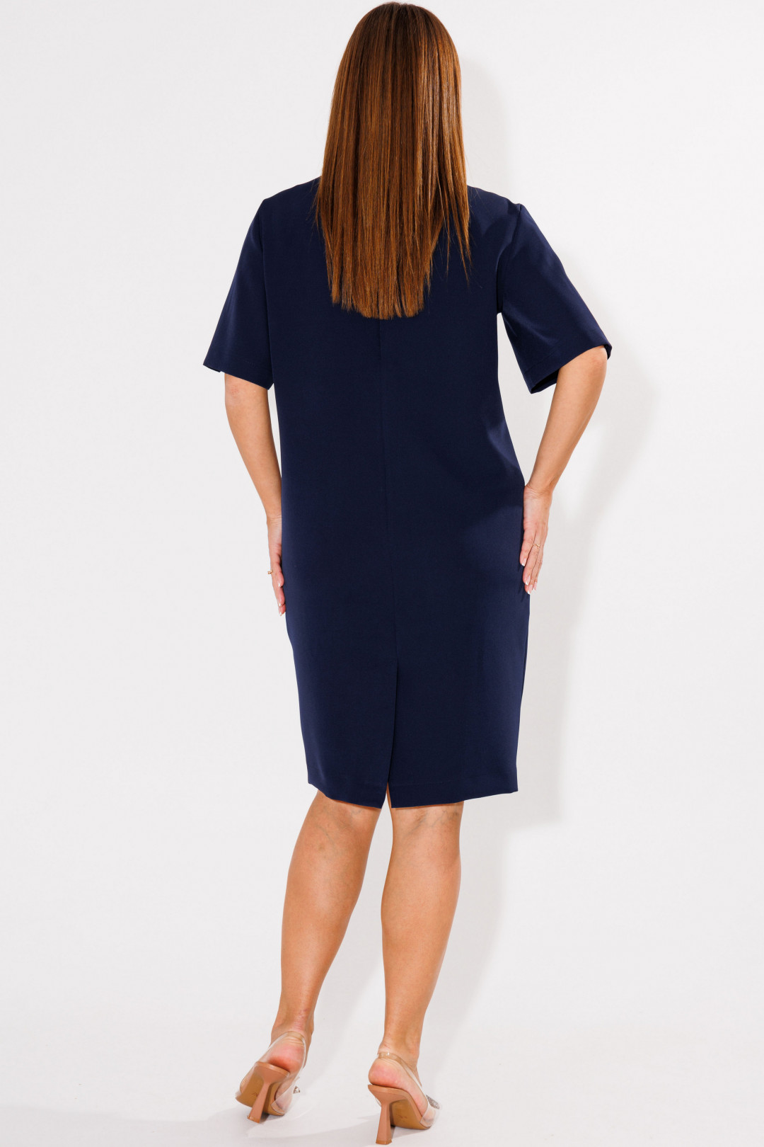 Платье SOVA 11216 т.синий - фото 5