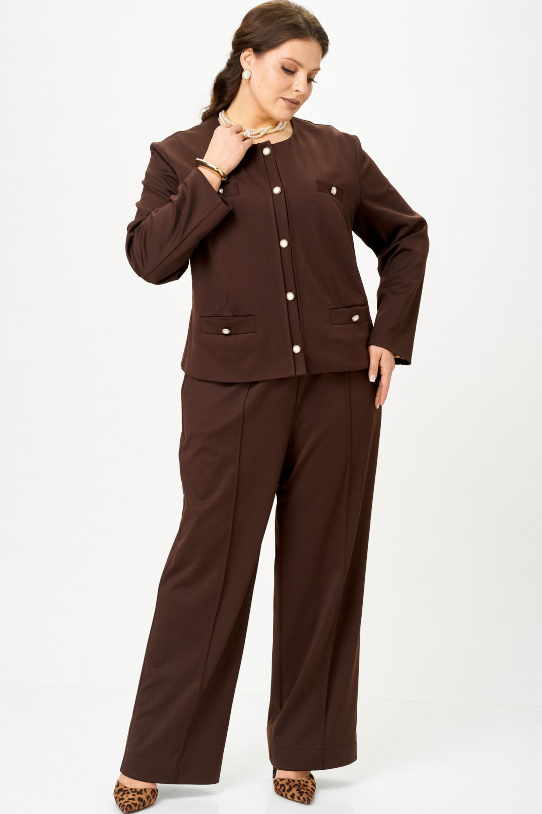 Костюм SOVA 11313 коричневый