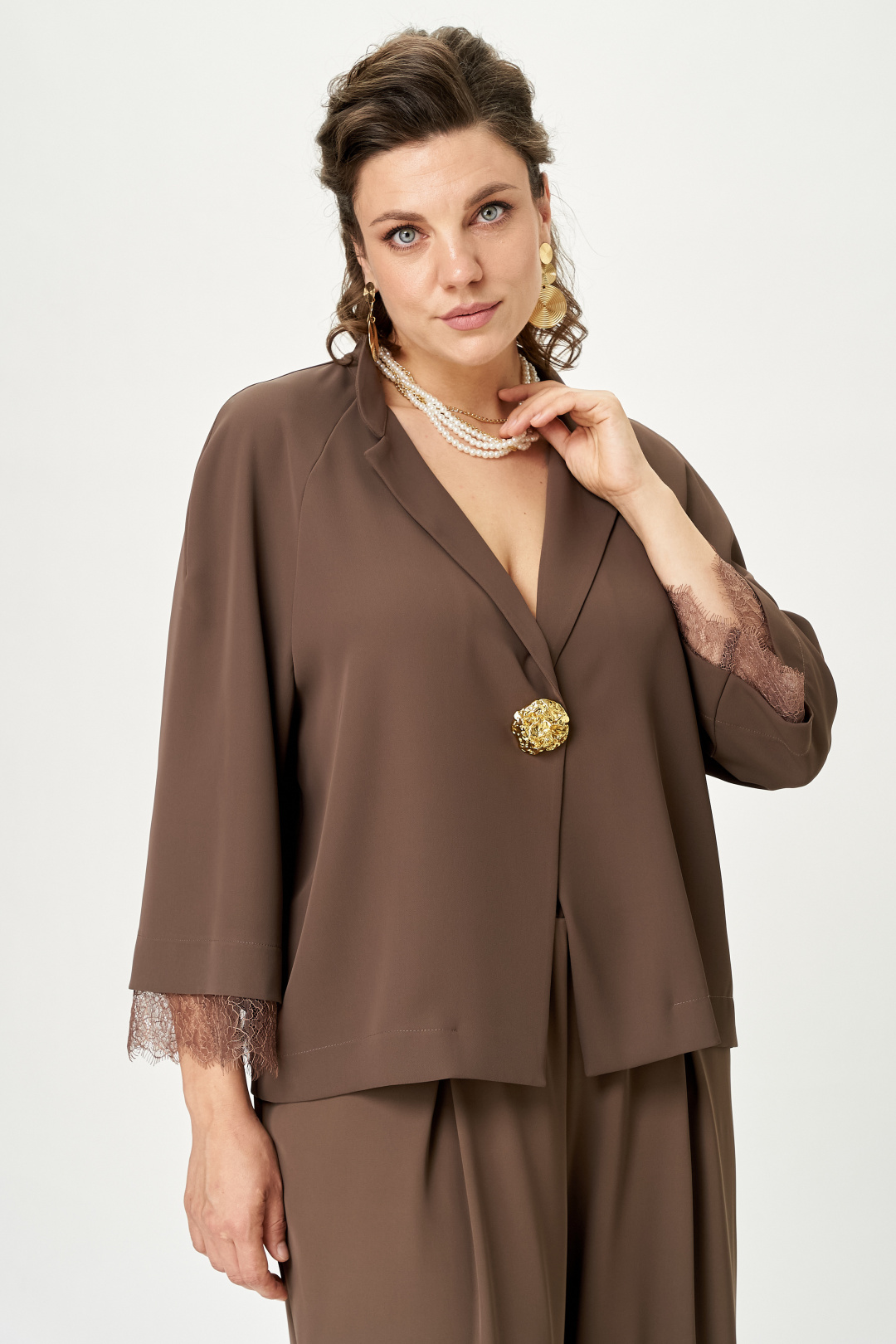 Костюм SOVA 11334 коричневый