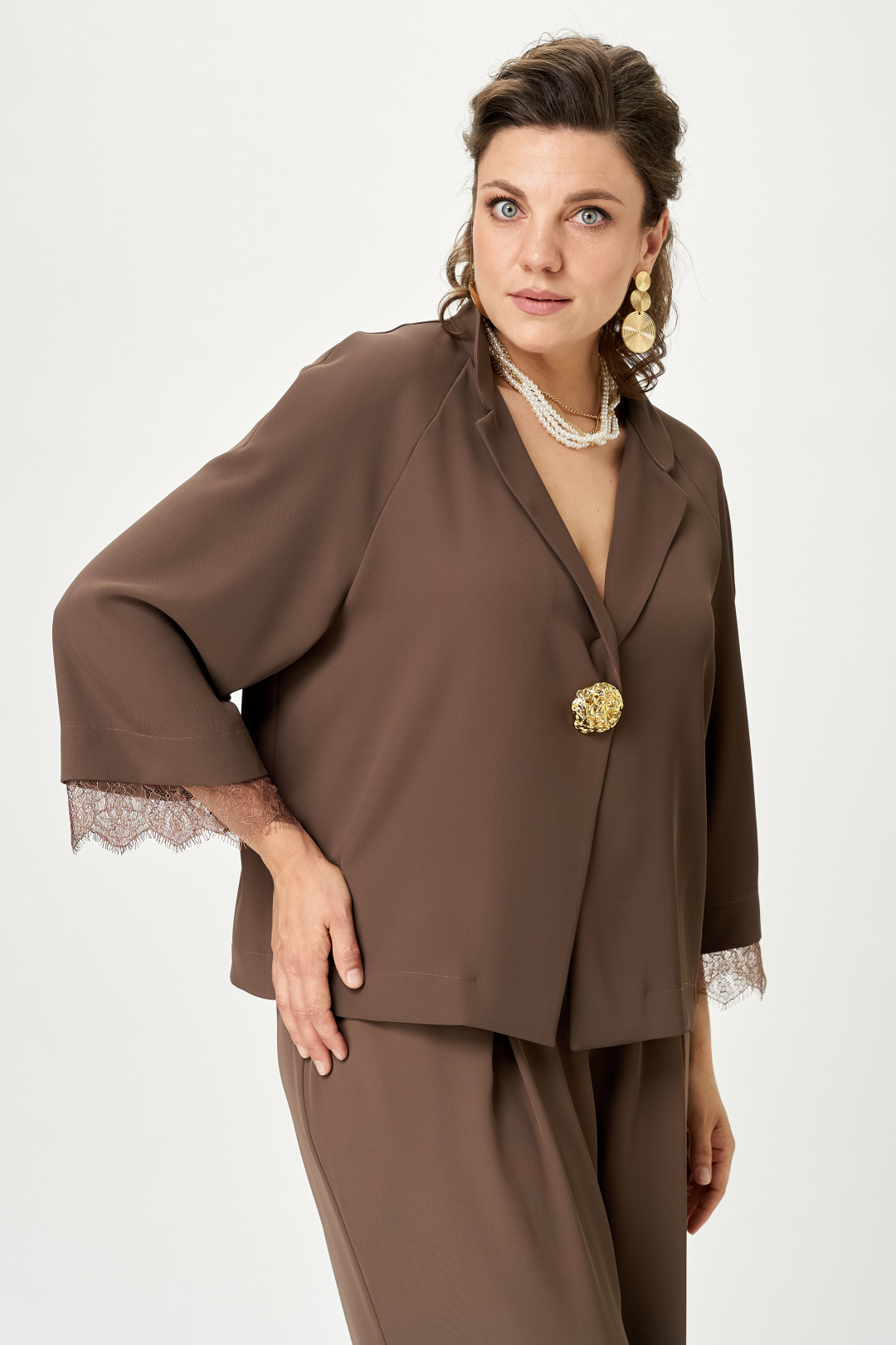 Костюм SOVA 11334 коричневый