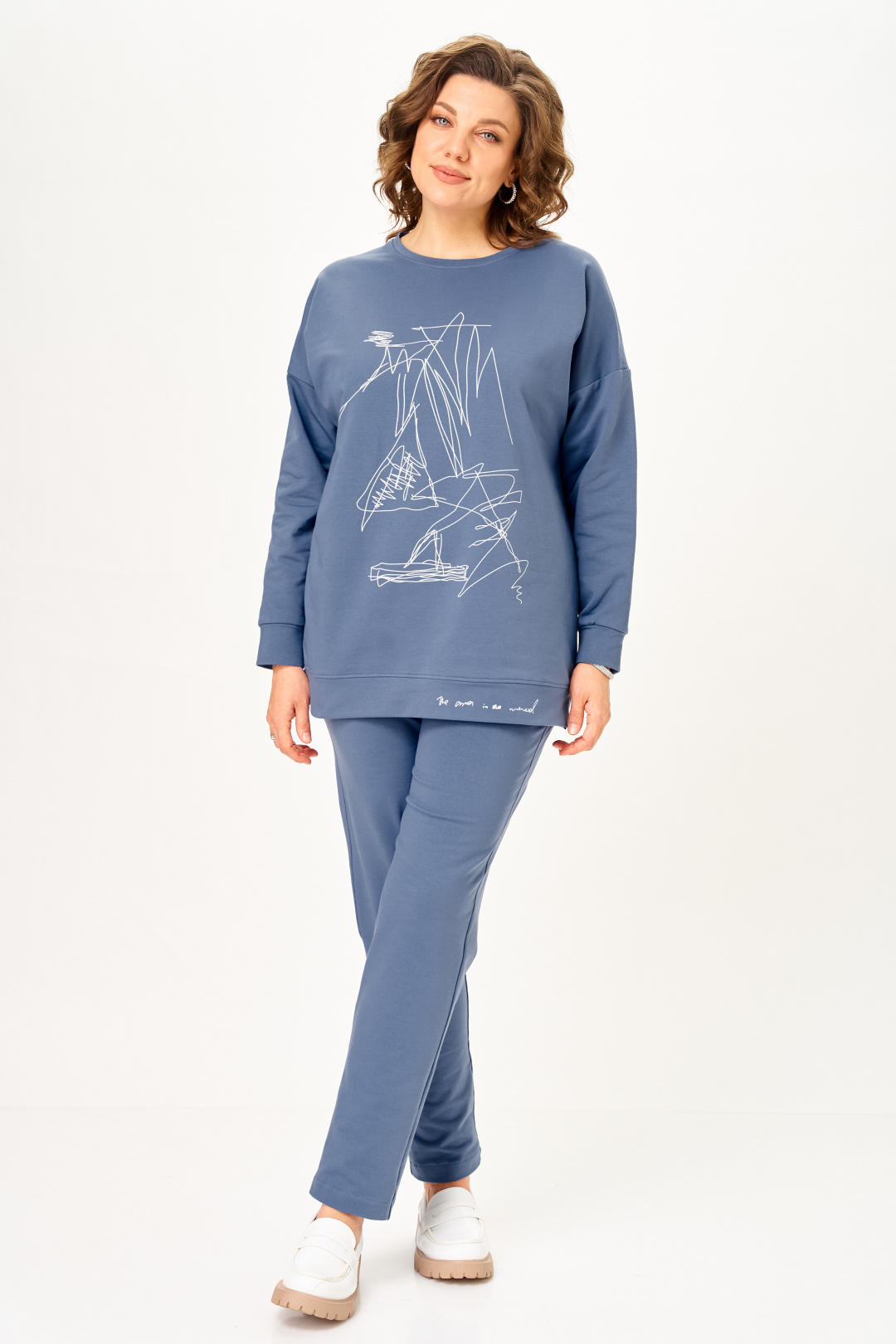 Костюм Stefany 2061-1 индиго - фото 1