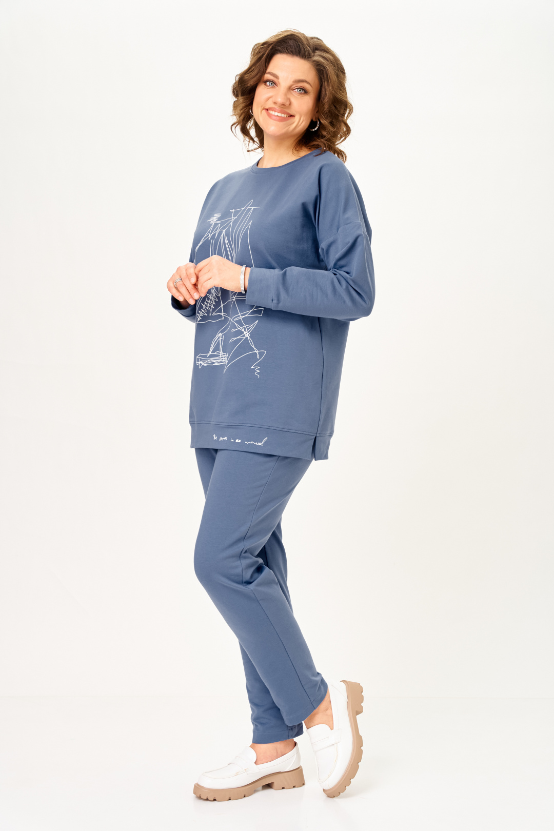 Костюм Stefany 2061-1 индиго - фото 3