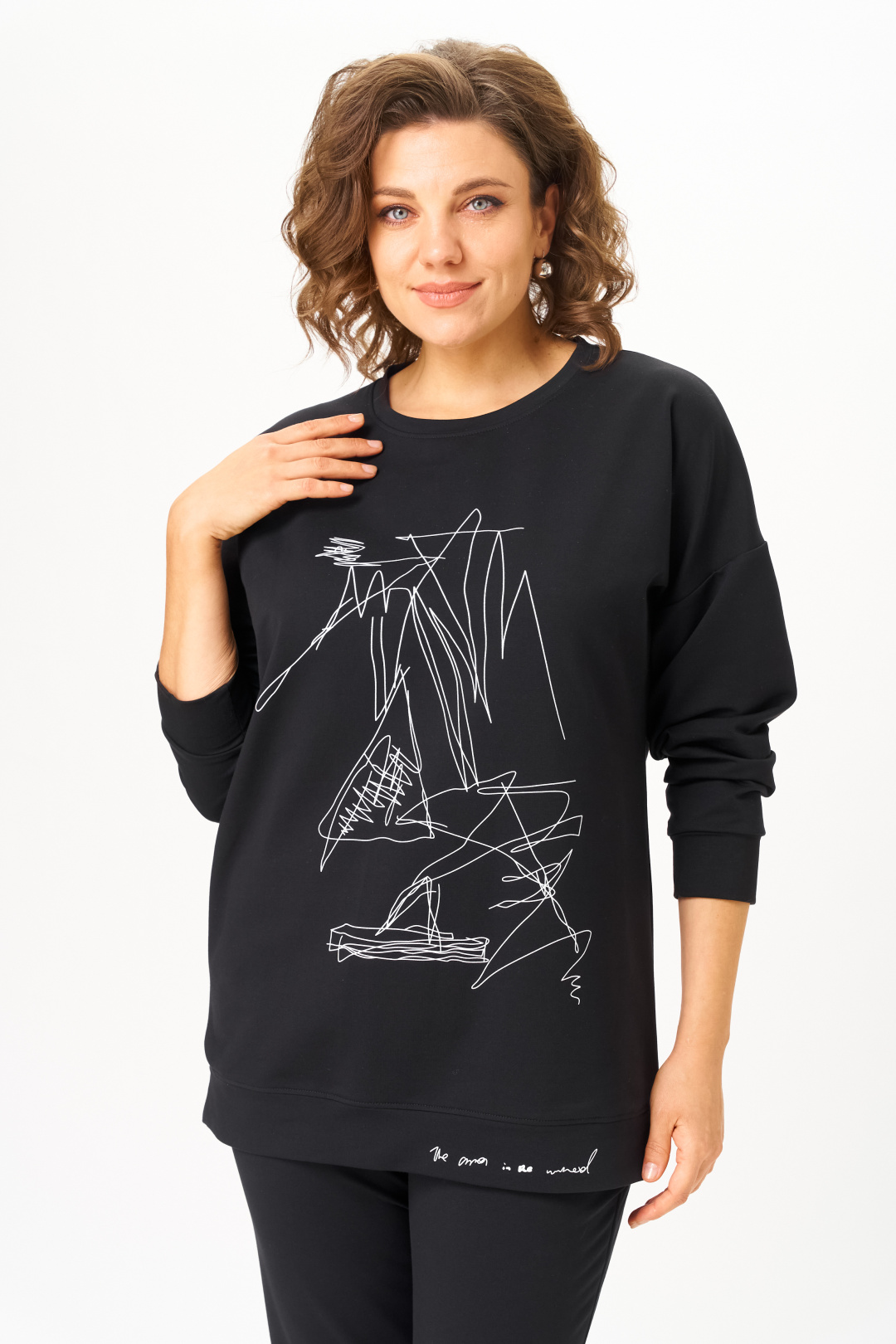 Костюм Stefany 2061-2 черный - фото 2